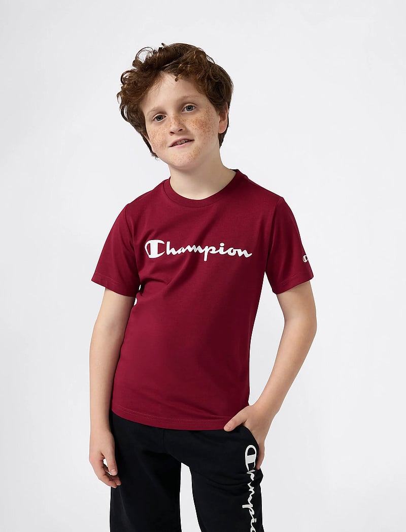 Champion - SS Tee - kortärmade t-shirts - cardinal 115 - 4