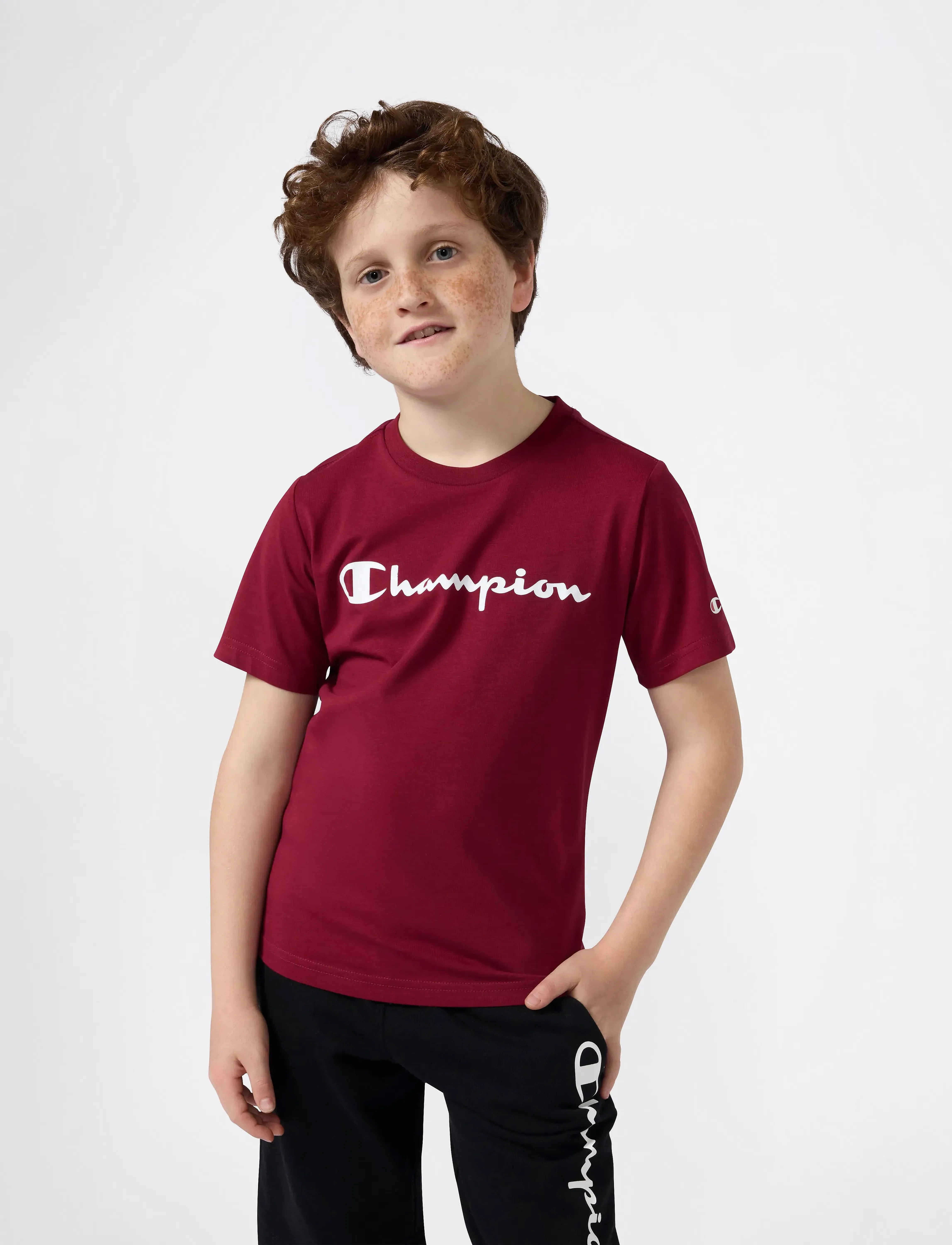 Champion - SS Tee - t-shirts à manches courtes - cardinal 115 - 4