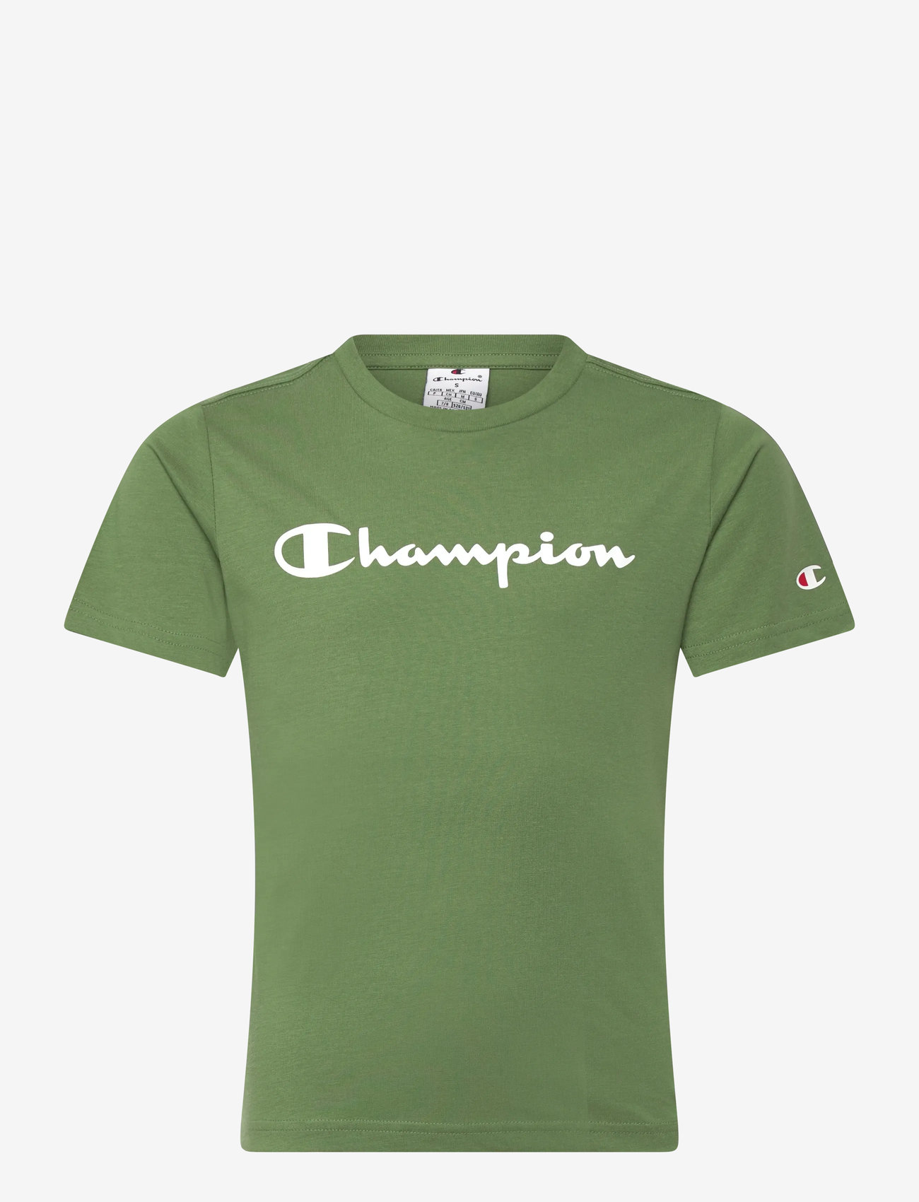 Champion - SS Tee - efterårstøj - ryegrass green - 0