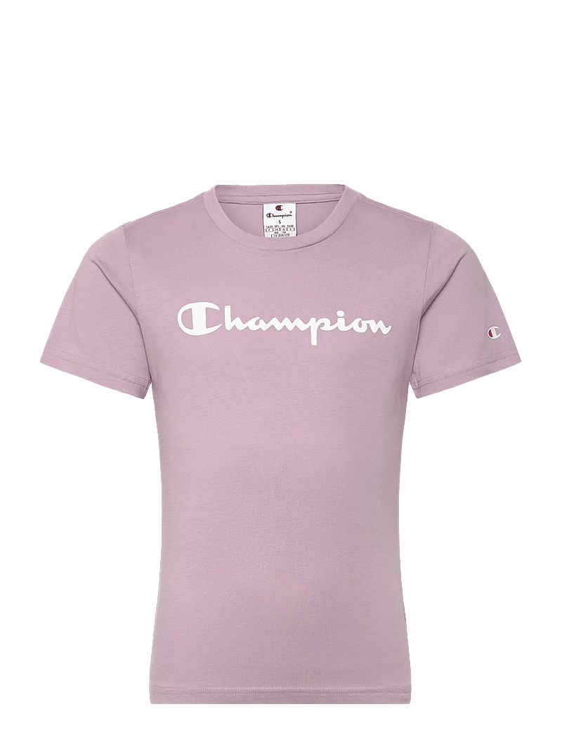 Champion - SS Tee - kortärmade t-shirts - snap back purple - 1