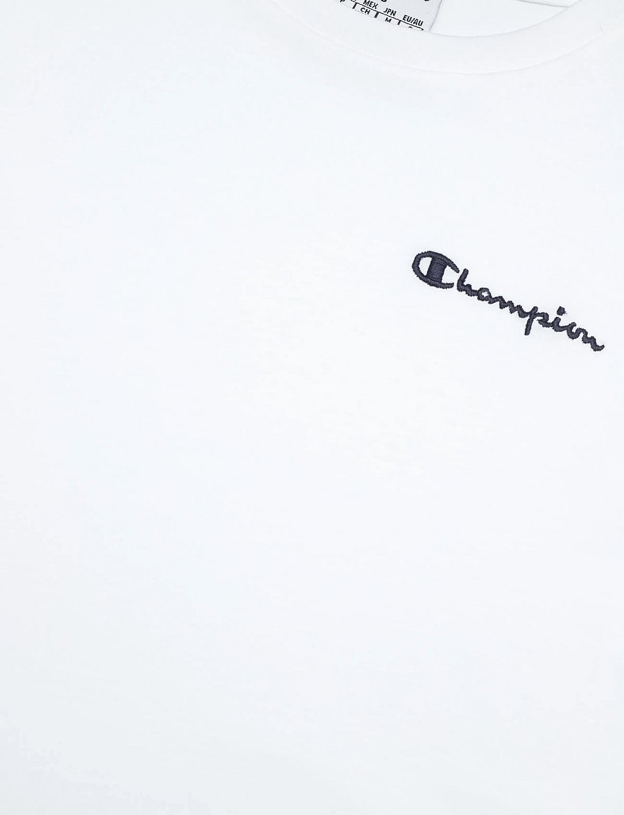 Champion - SS Tee - lyhythihaiset t-paidat - ww001-wht - 5