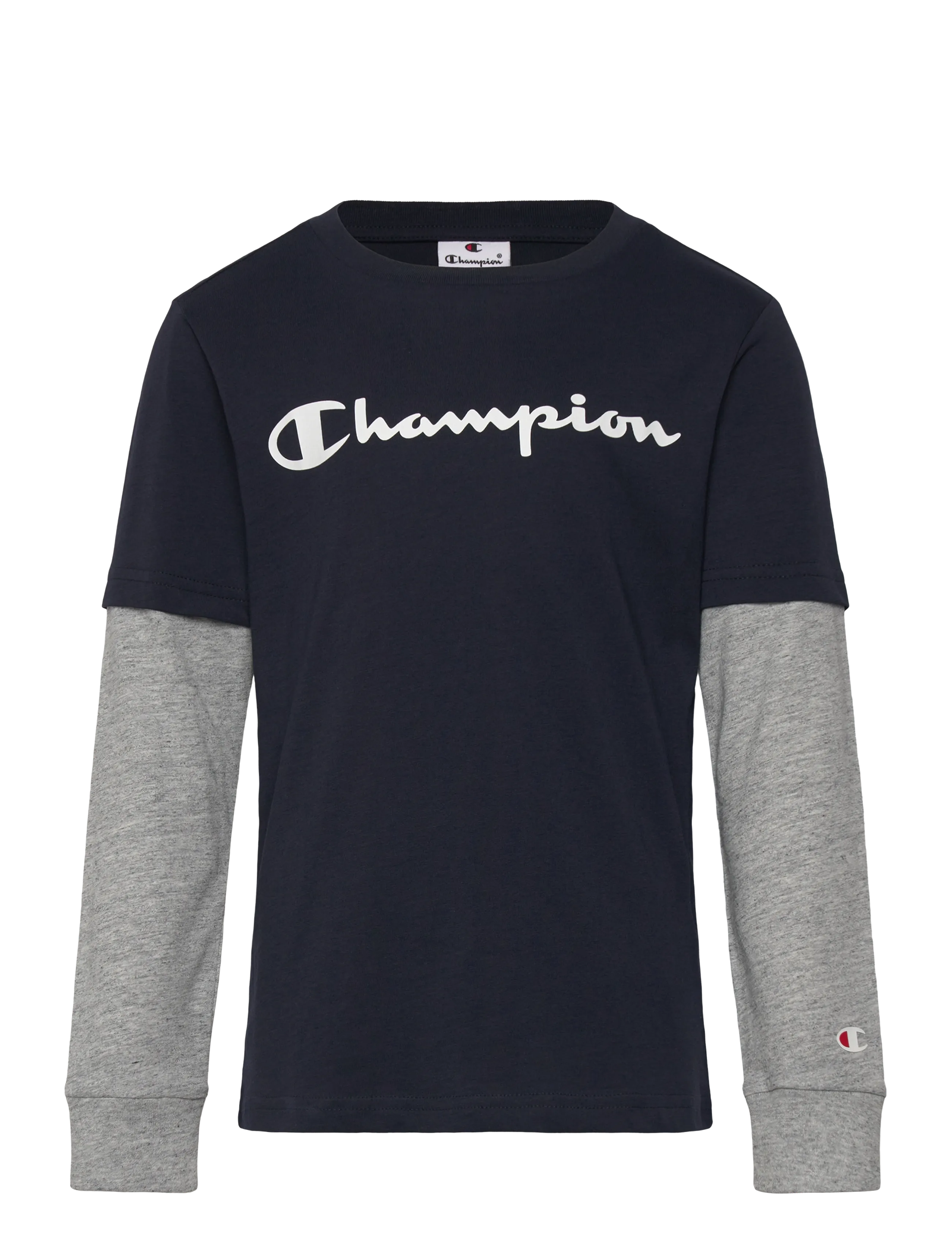 Champion Long Sleeve T-Shirt - Champion - BS501-NNY/NOXM / navy