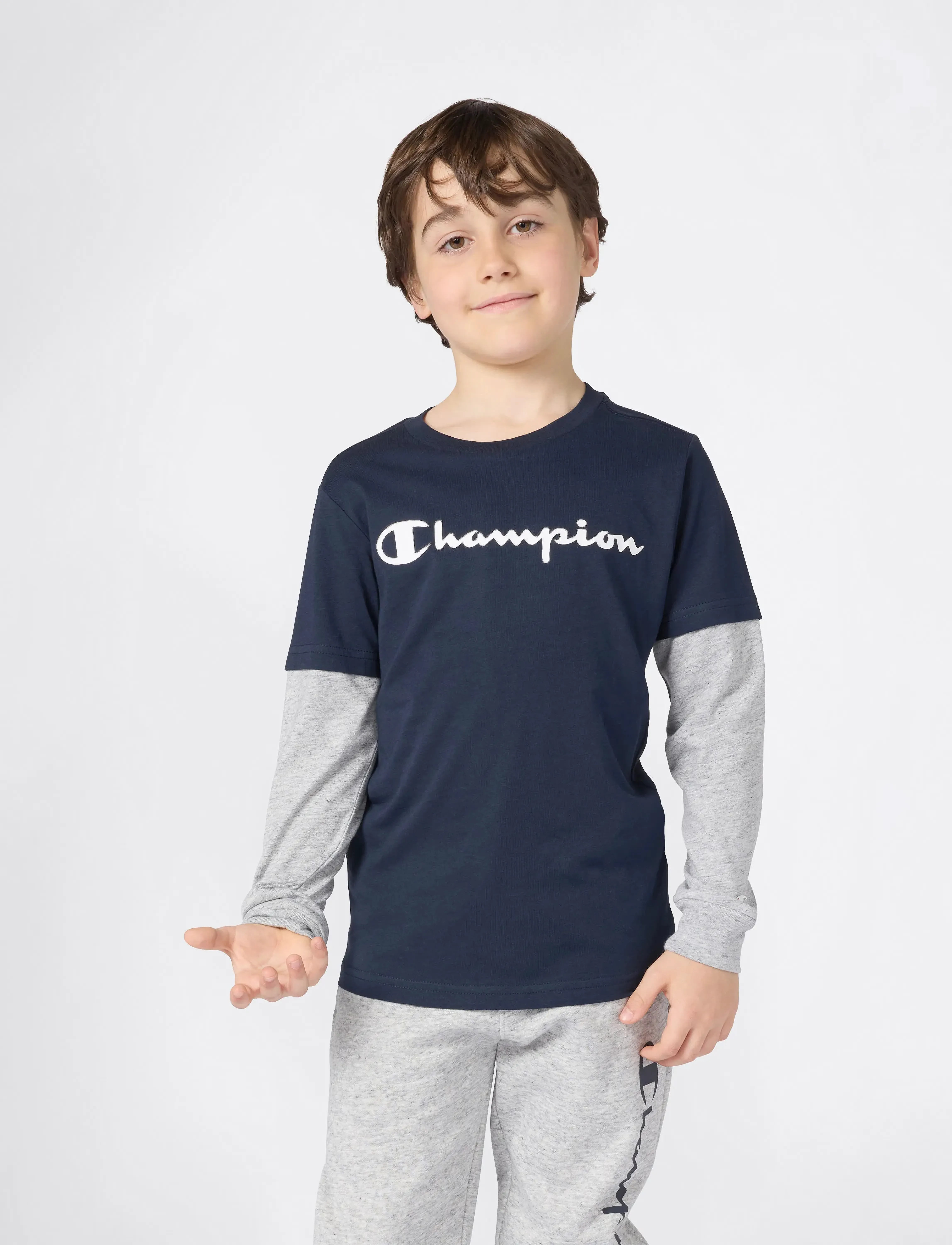 Champion - Long Sleeve T-Shirt - langermede t-skjorter - bs501-nny/noxm - 4