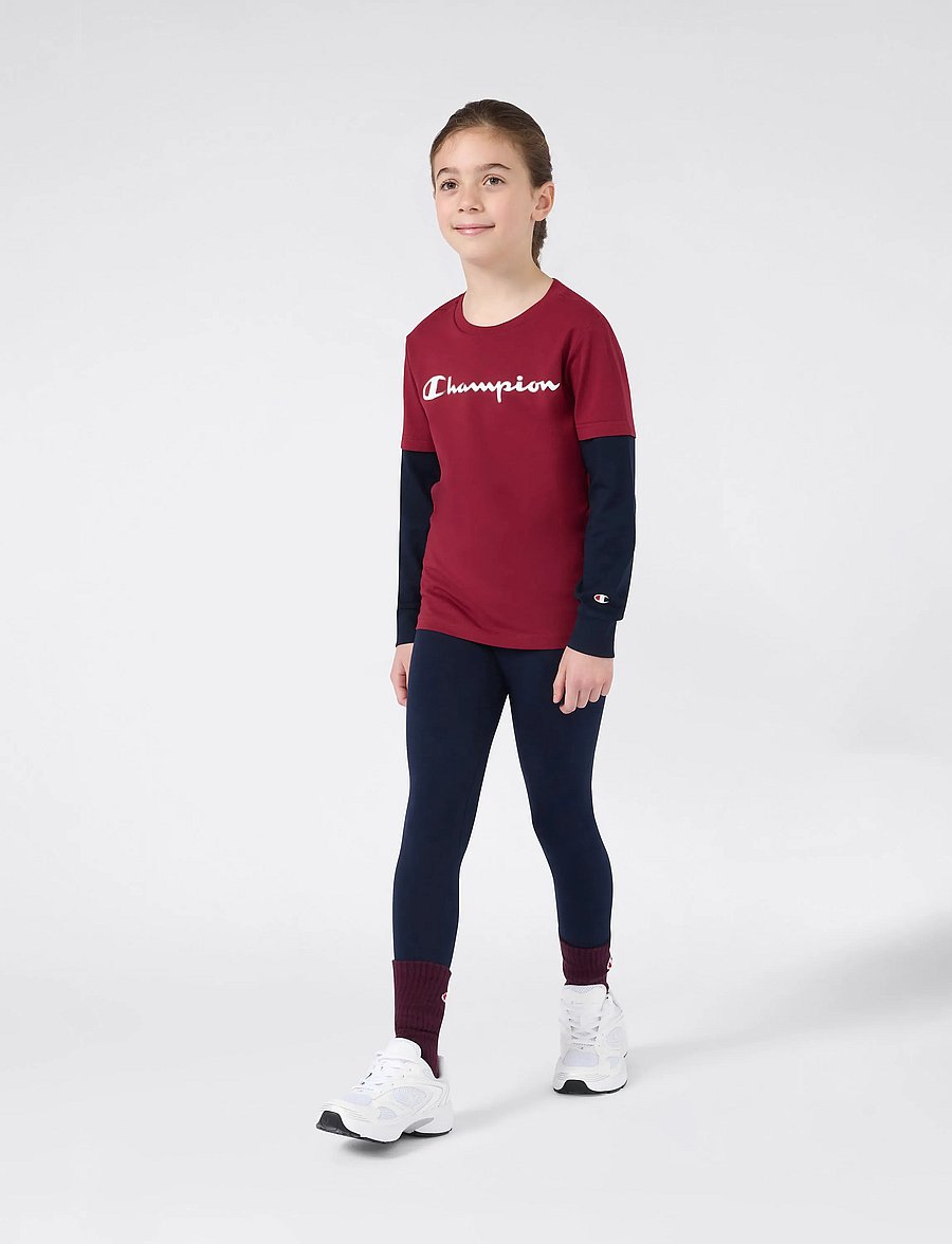Champion - Long Sleeve T-Shirt - långärmade t-shirts - cardinal 115 - 0
