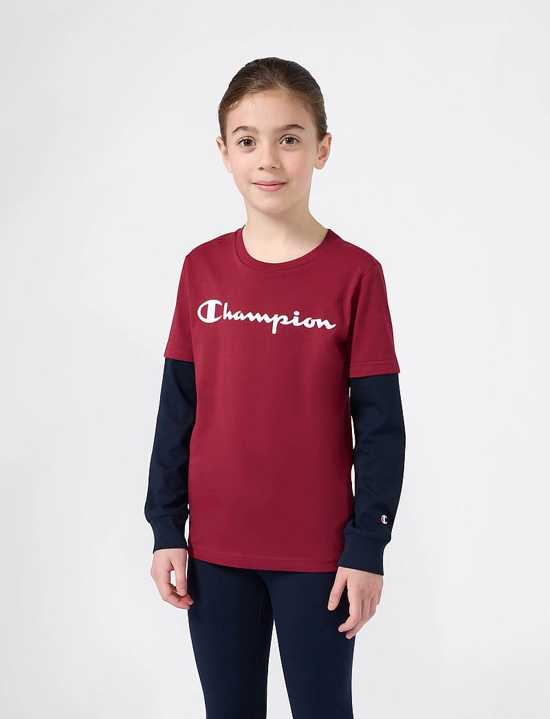 Champion - Long Sleeve T-Shirt - langærmede t-shirts - cardinal 115 - 4