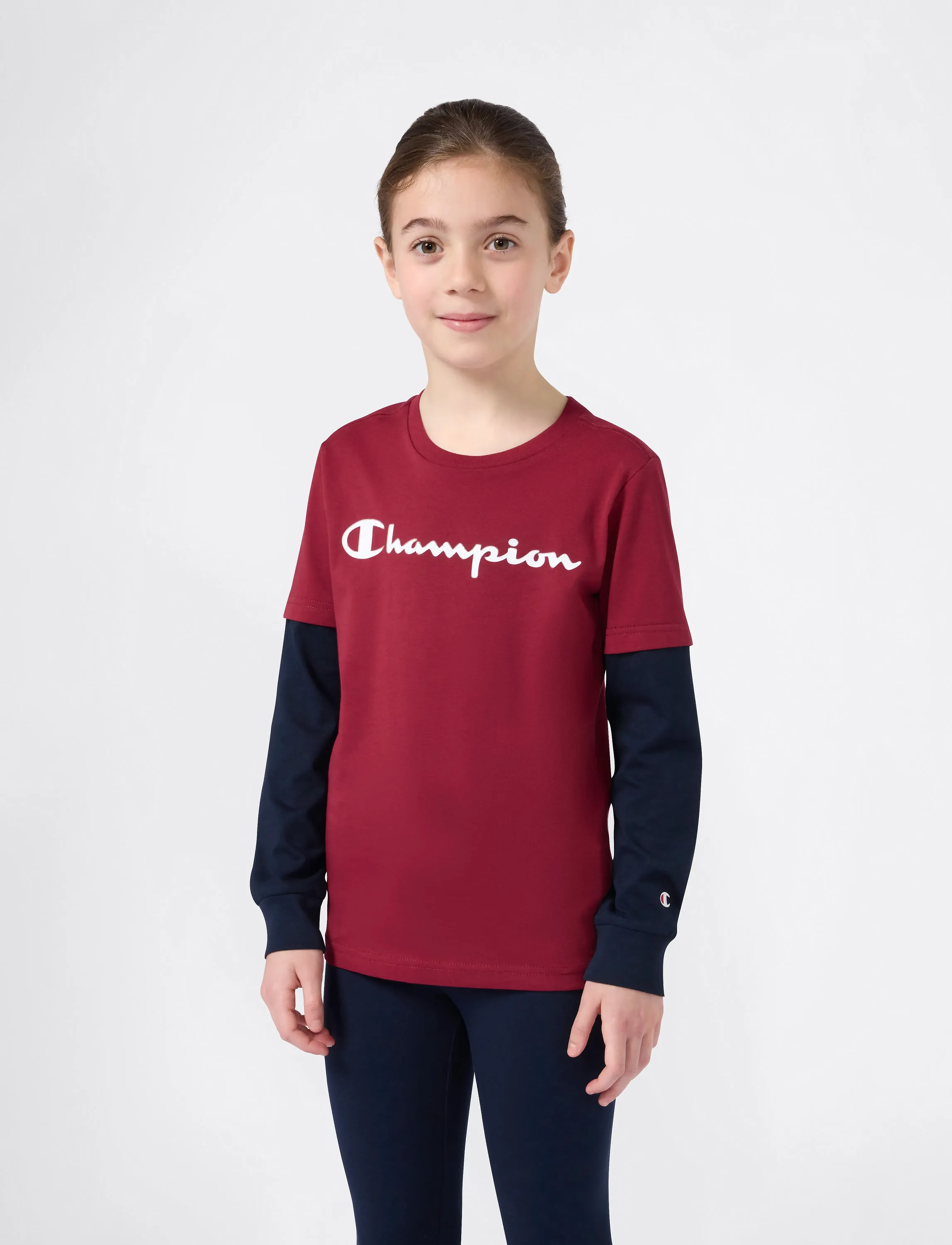 Champion - Long Sleeve T-Shirt - långärmade t-shirts - cardinal 115 - 4