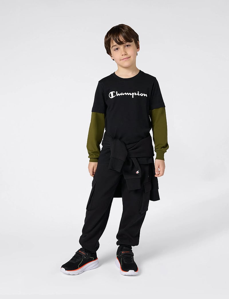 Champion - Long Sleeve T-Shirt - t-krekli ar garām piedurknēm - kk001-nbk/noxm - 0