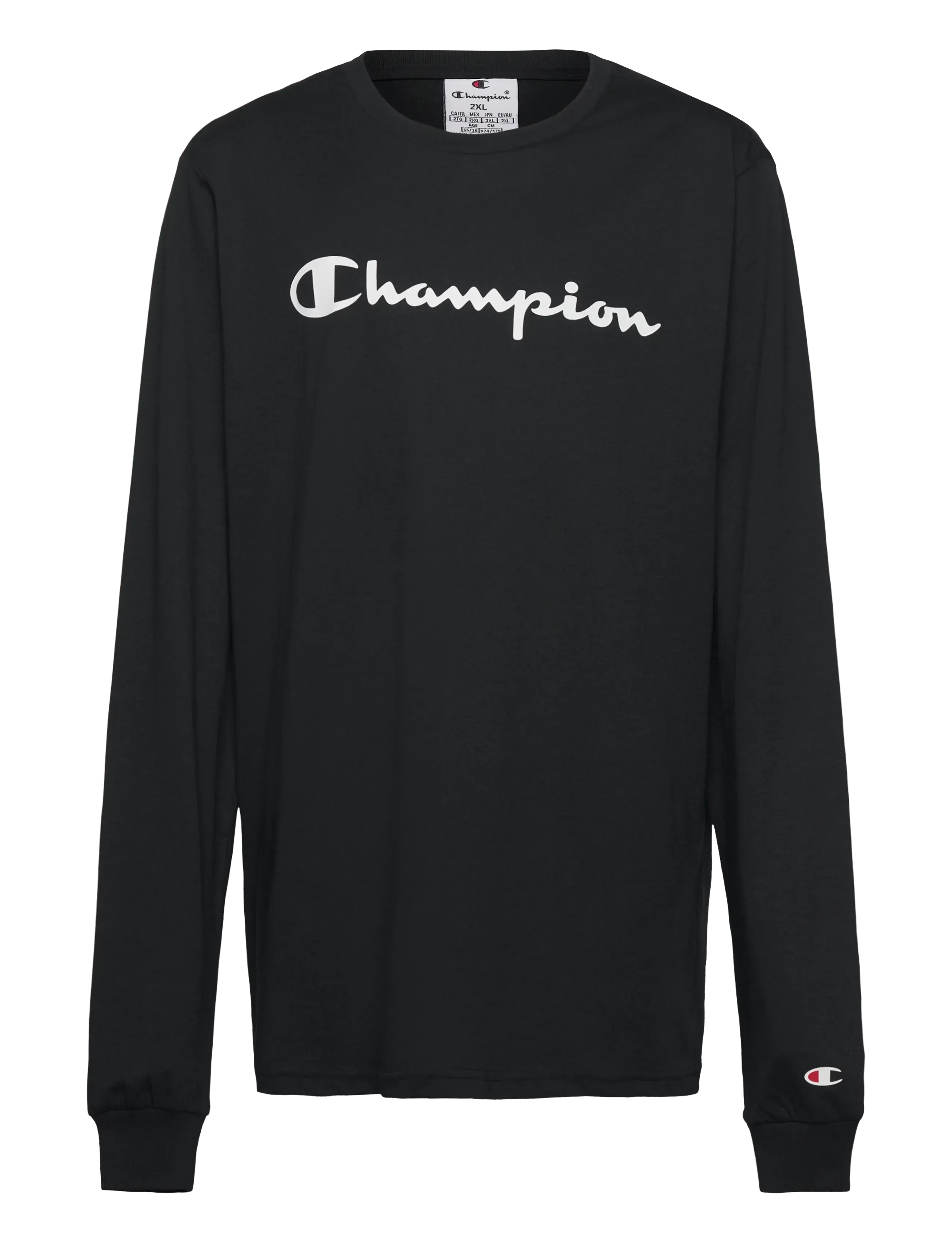 CHAMPION Ls Shirt Schwarz - 174-179 - Kinder