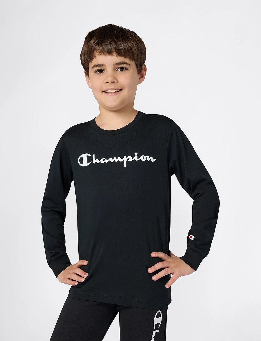 Champion - LS Shirt - långärmade t-shirts - kk001-nbk - 4