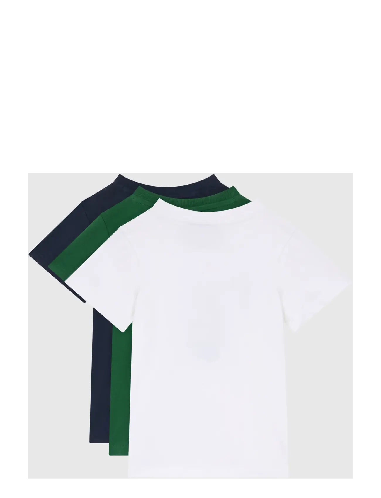 Champion - 3 pack SS Tee - ww001-wht/nny/eden - 1