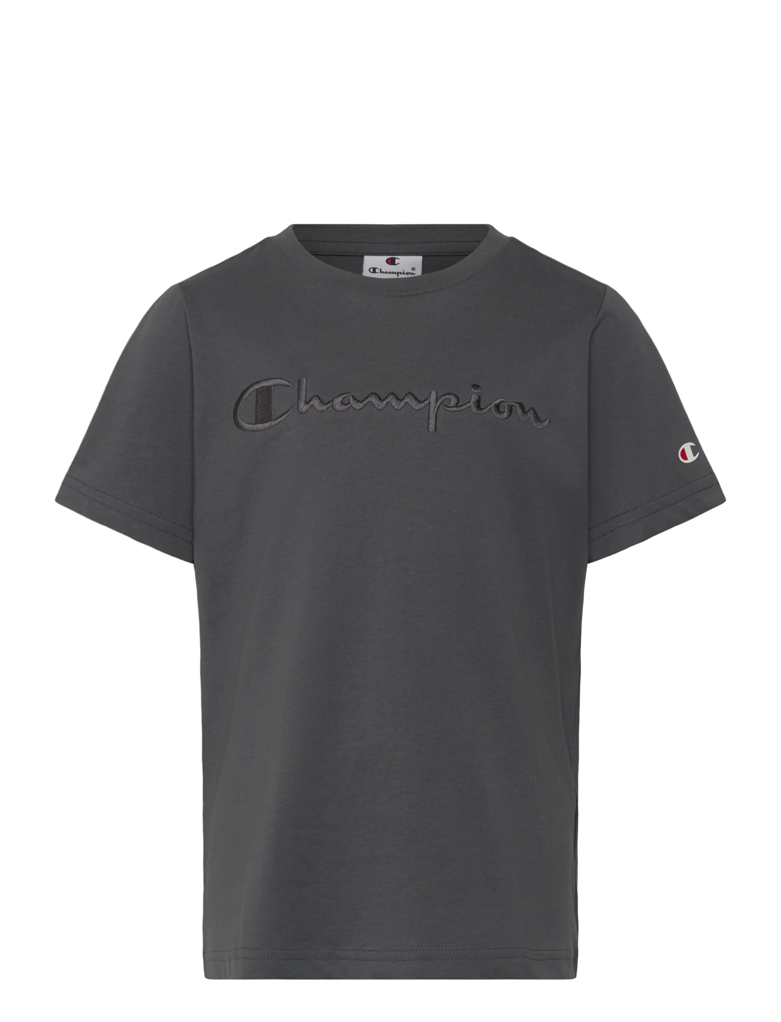 CHAMPION Ss Tee Grau - 114-119 - Kinder