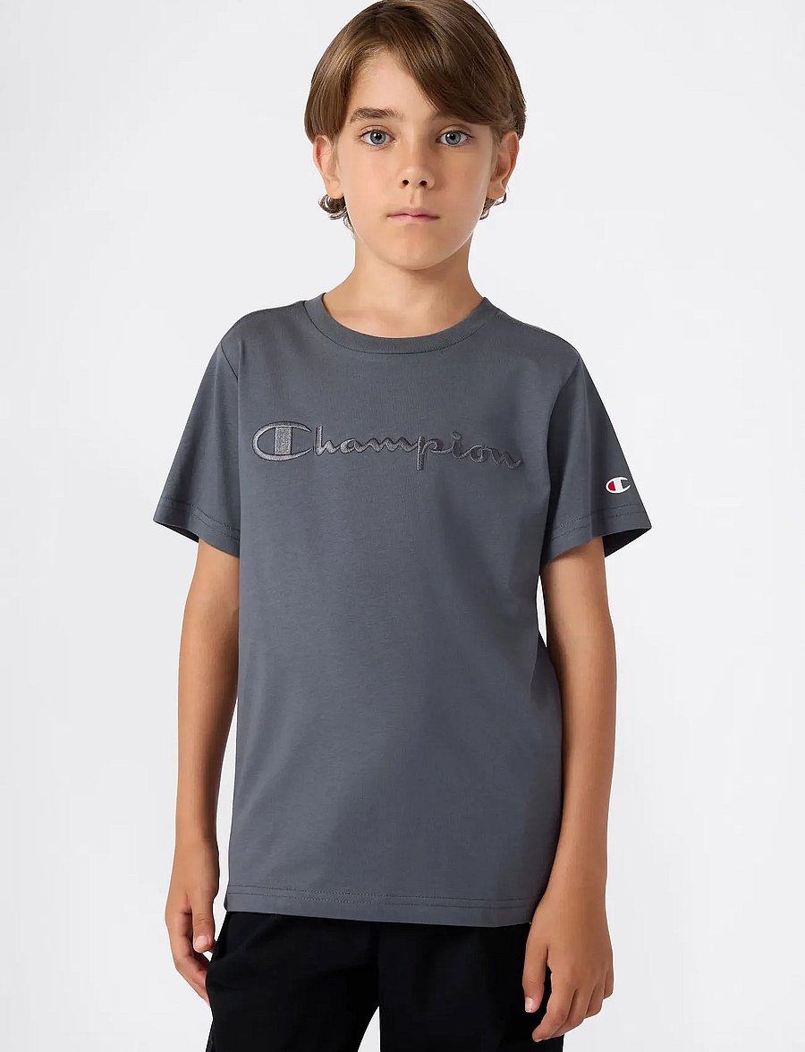 Champion - SS Tee - sportoberteile - forged steel grey - 0
