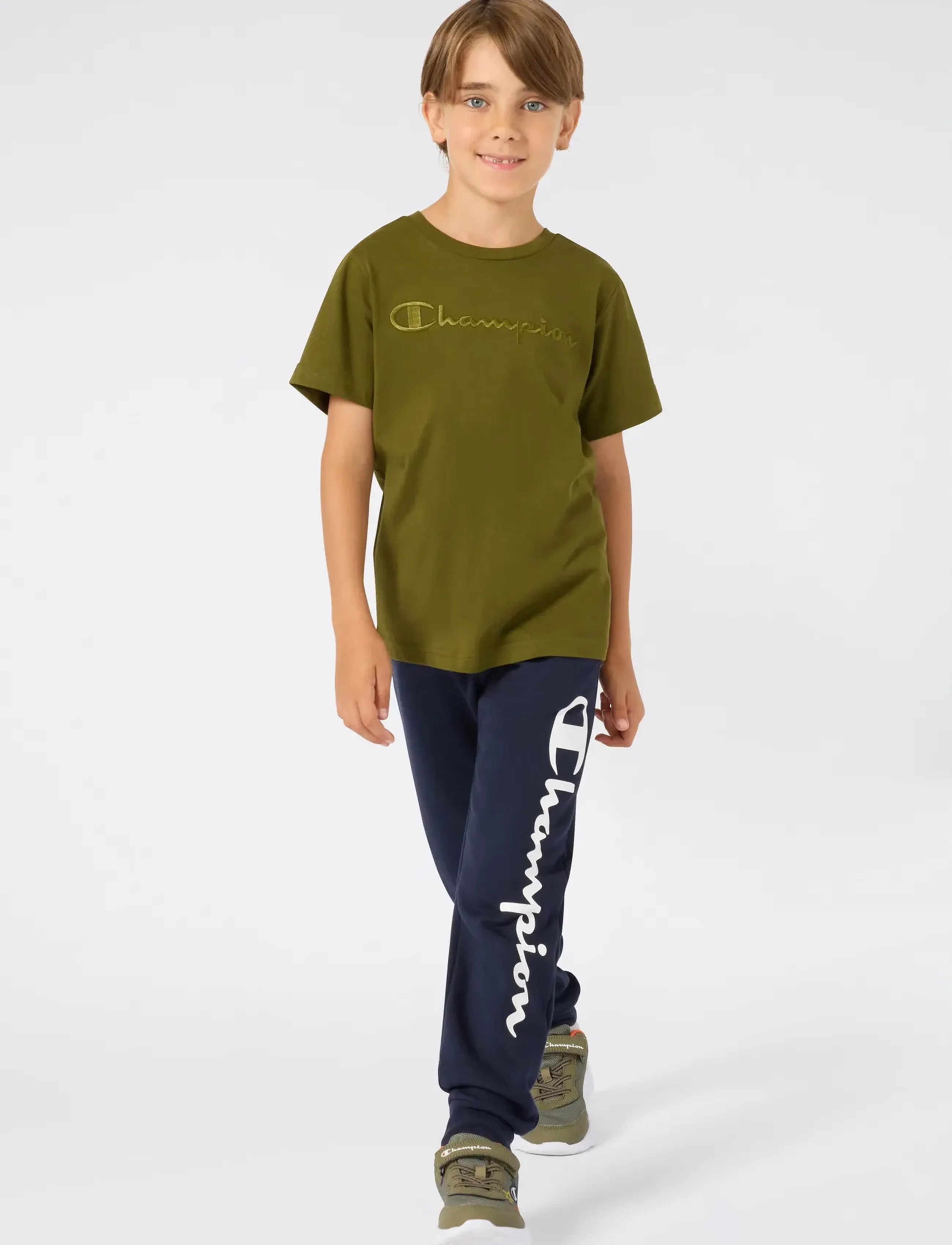 Champion - SS Tee - sportoberteile - immersive olive - 4