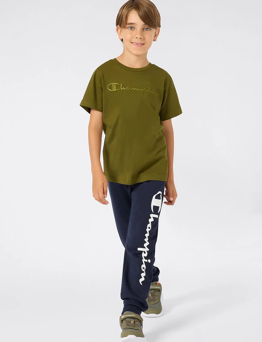 Champion - SS Tee - sportoberteile - immersive olive - 4