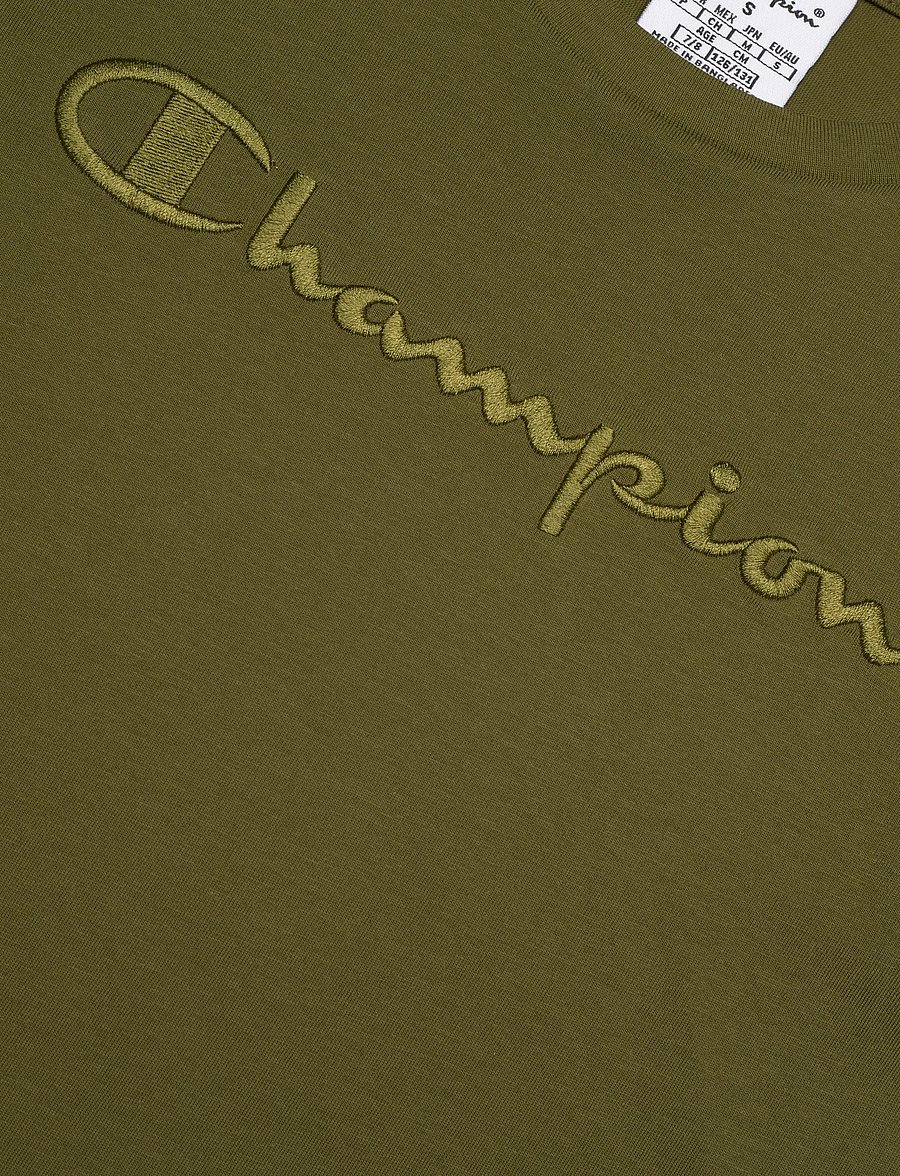 Champion - SS Tee - sportoberteile - immersive olive - 5