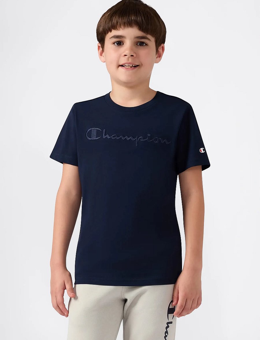 Champion - SS Tee - sportoberteile - sky captain - 0