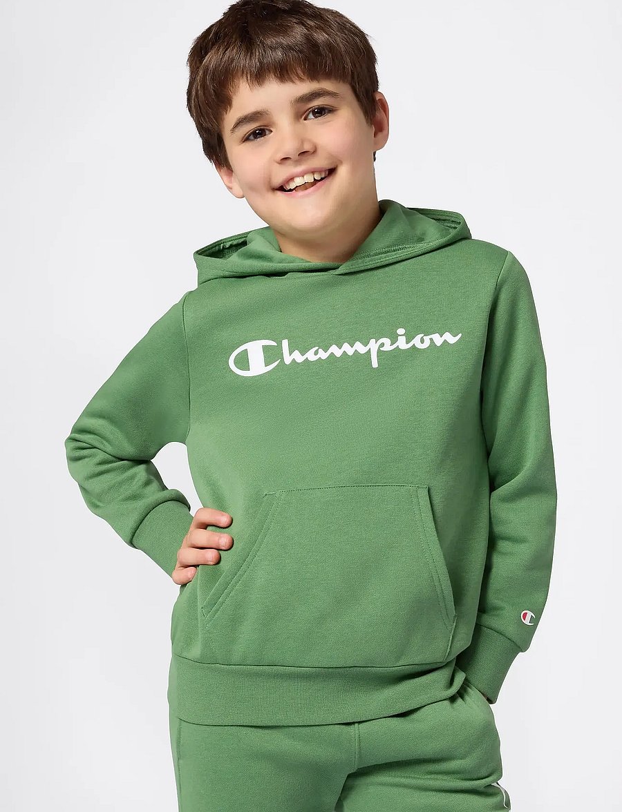 Champion - Hooded Sweatshirt - kapuzenpullover - ryegrass green - 0