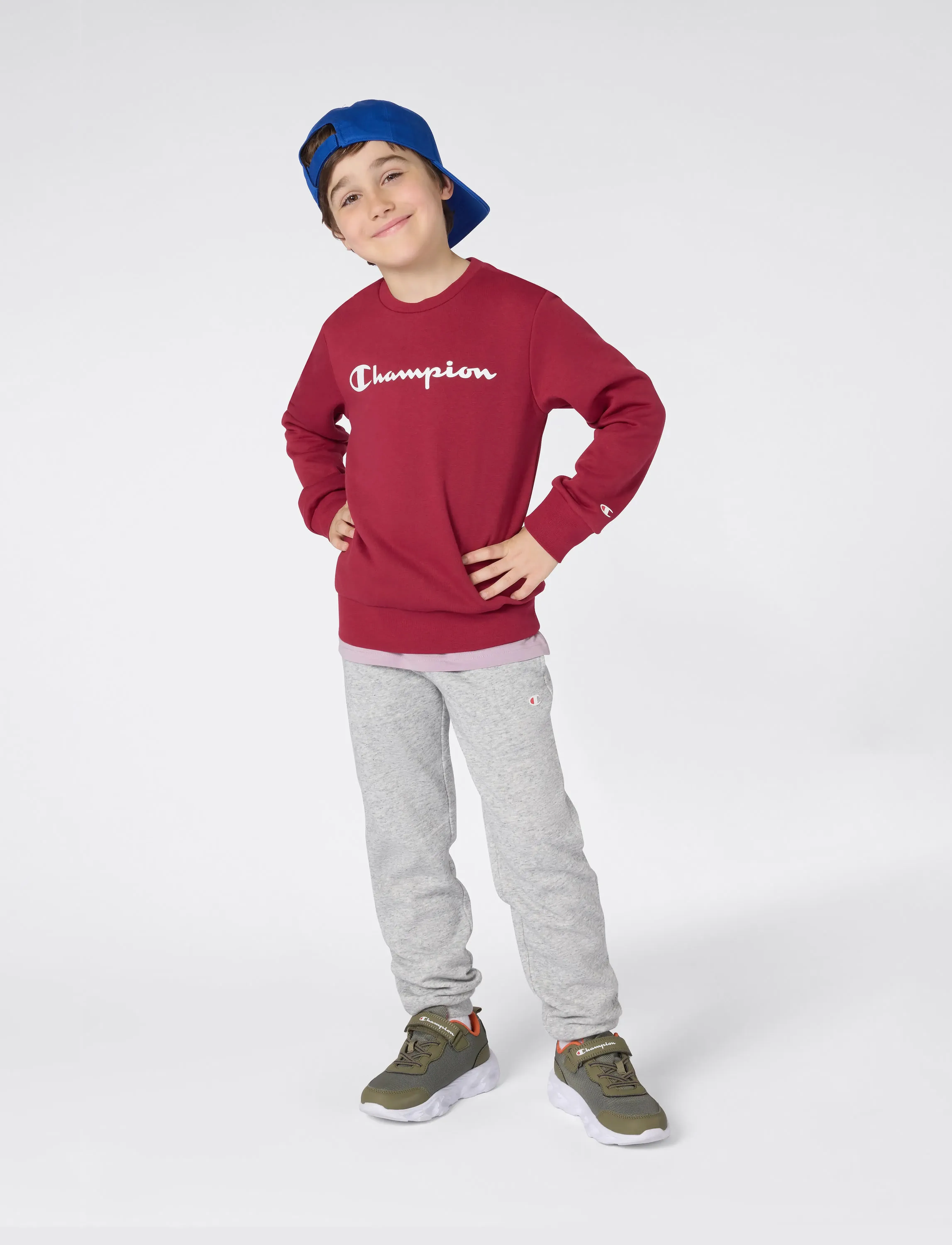 Champion Crewneck Sweatshirt - Sweatshirts & Hættetrøjer - CARDINAL 115 / red