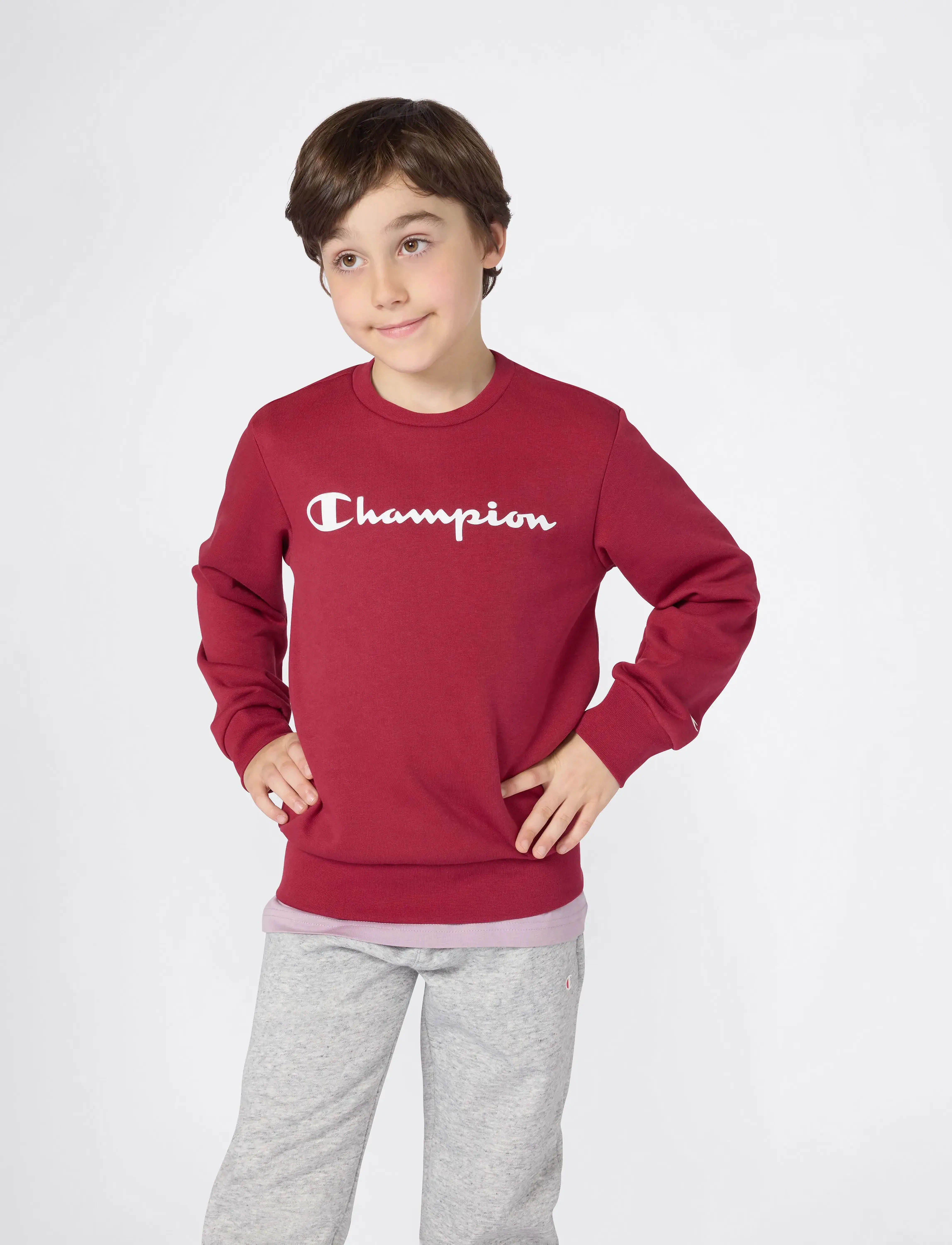 Champion - Crewneck Sweatshirt - sweatshirts - cardinal 115 - 4