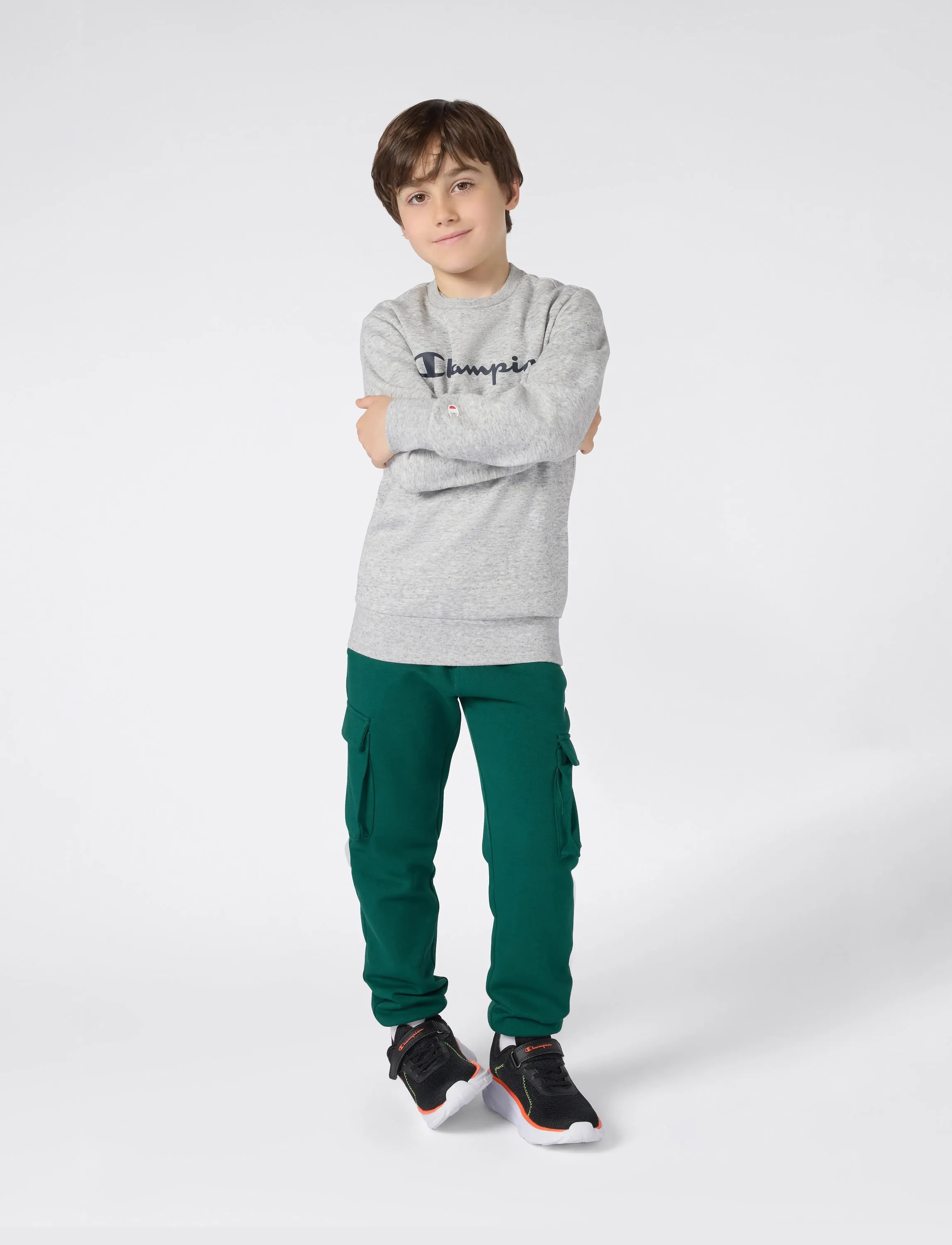 Champion Crewneck Sweatshirt - Sweatshirts & Kapuzenpullover - EM021-NOXM-NS / grey