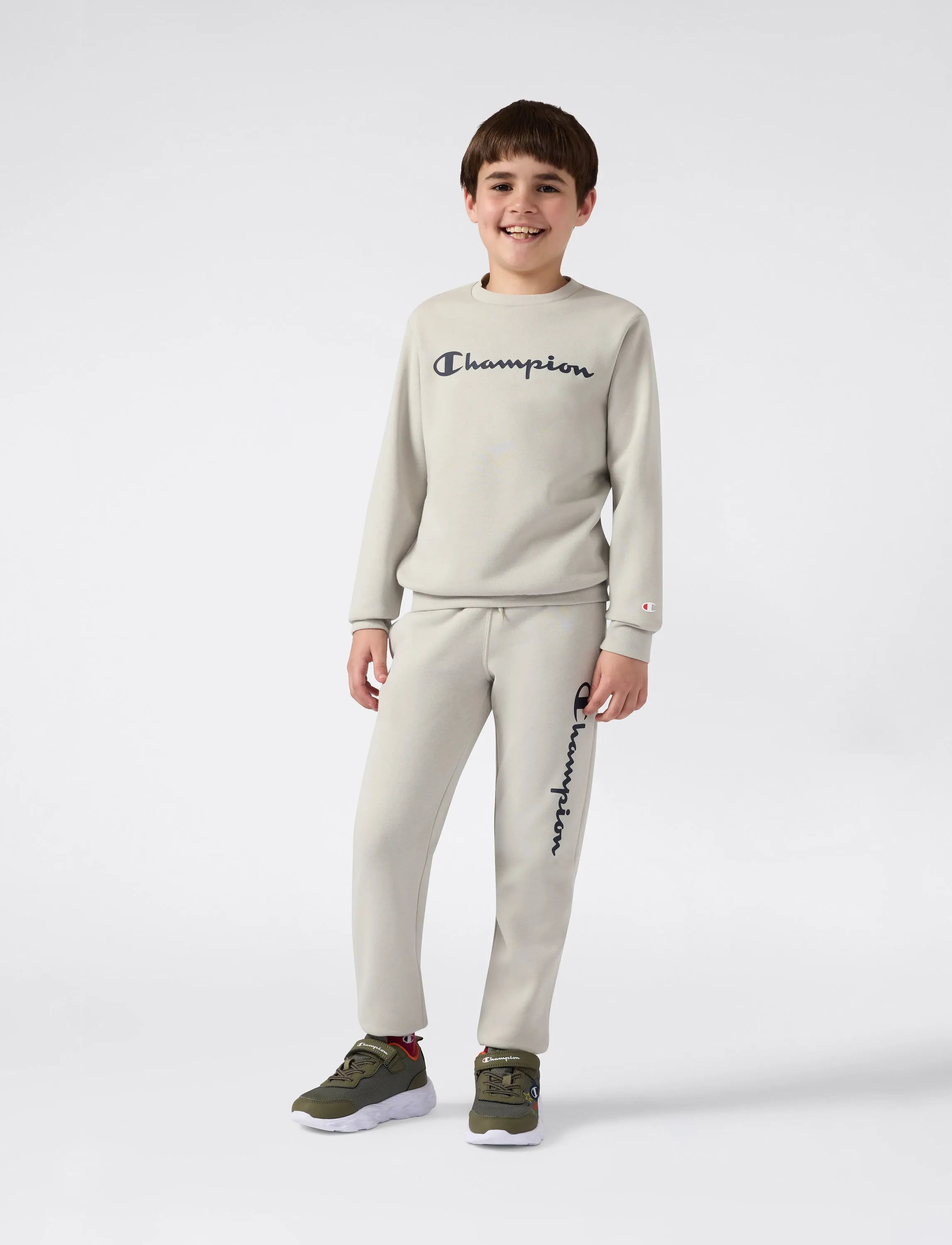 Champion Crewneck Sweatshirt - Sweatshirts - NEUTRAL CHINO BEIGE / cream