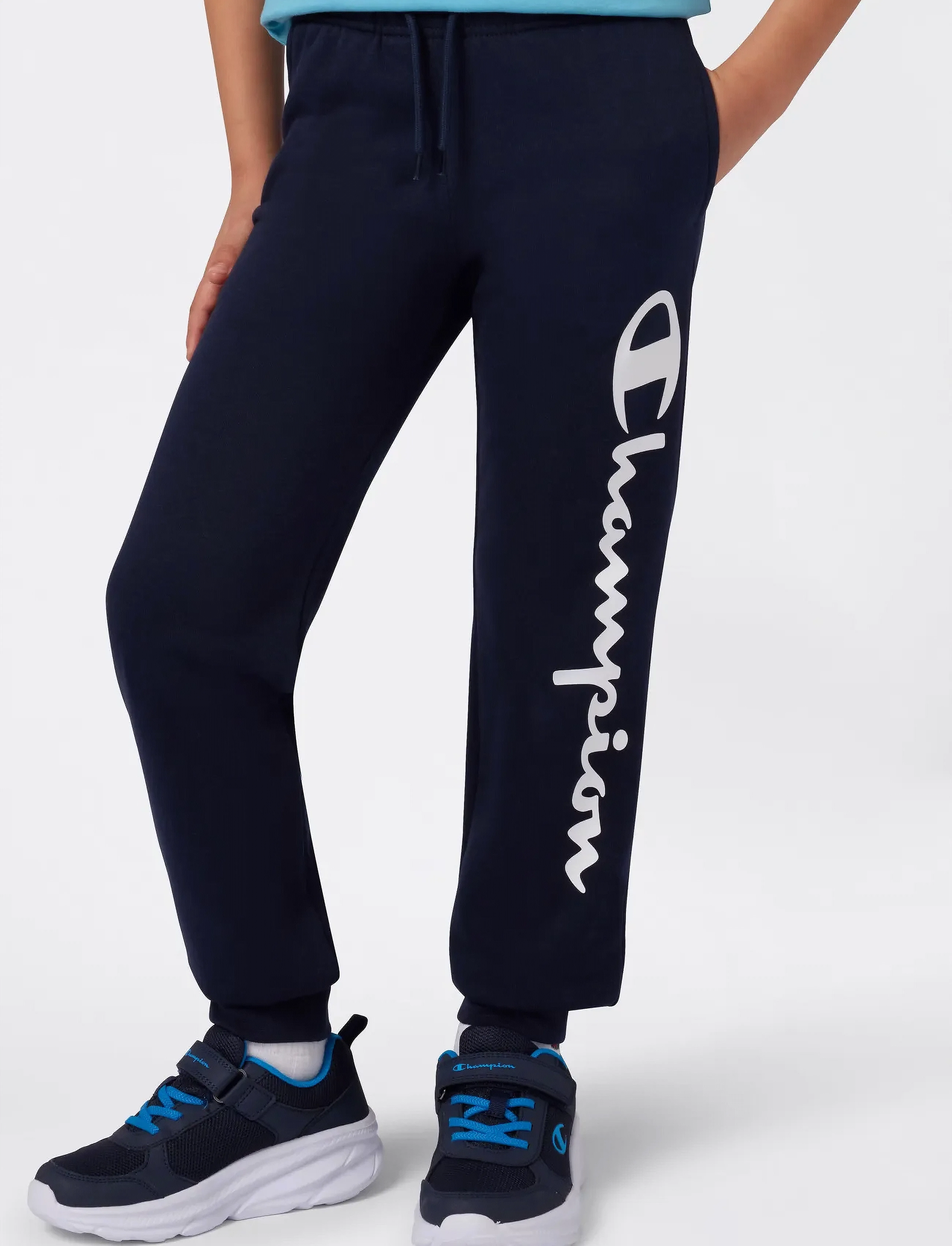 Champion Rib Cuff Pants, 102-107, Navy, Sport > Joggingbukser, Børn
