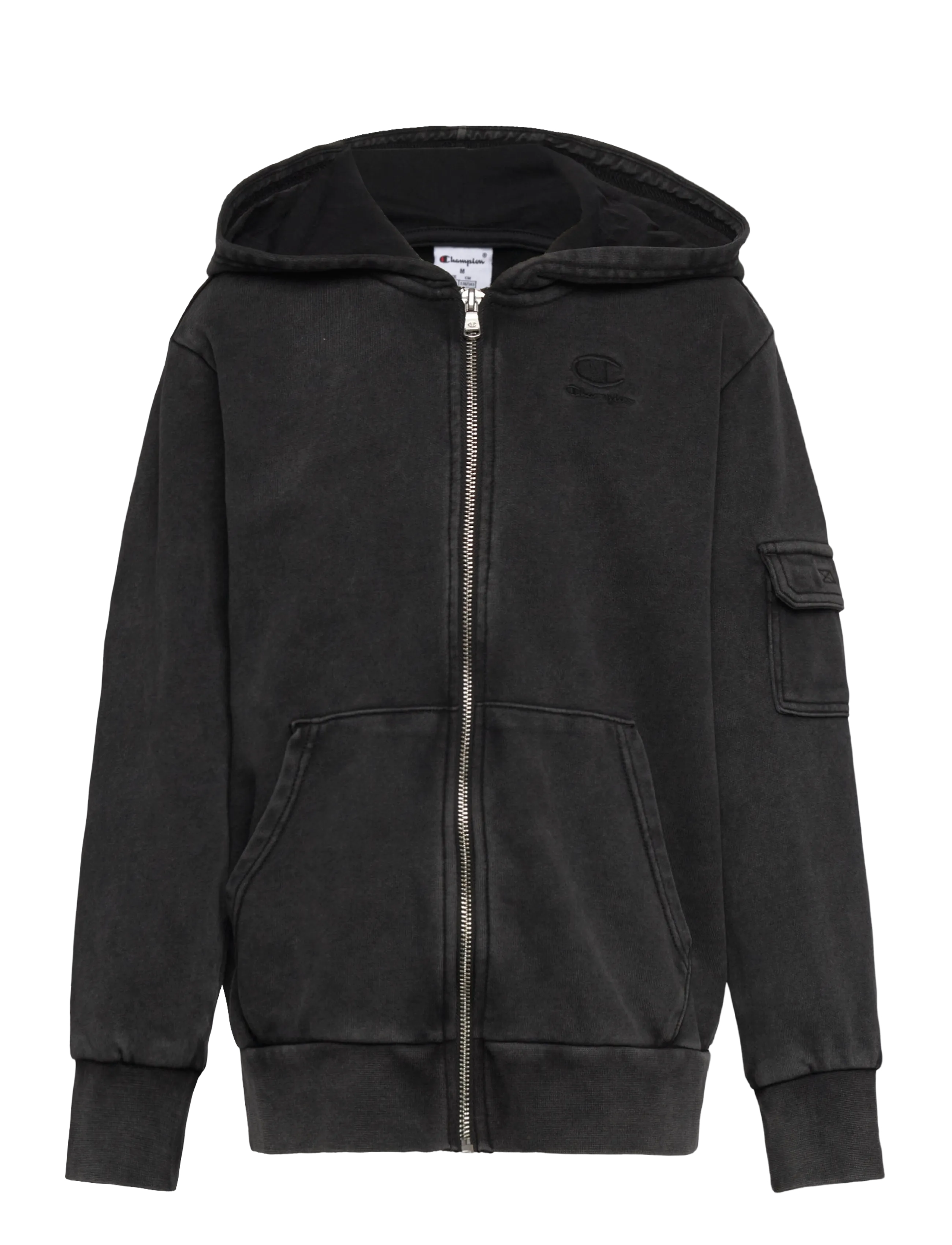 CHAMPION Hooded Full Zip Sweatshirt Schwarz - 102-107 - Kinder