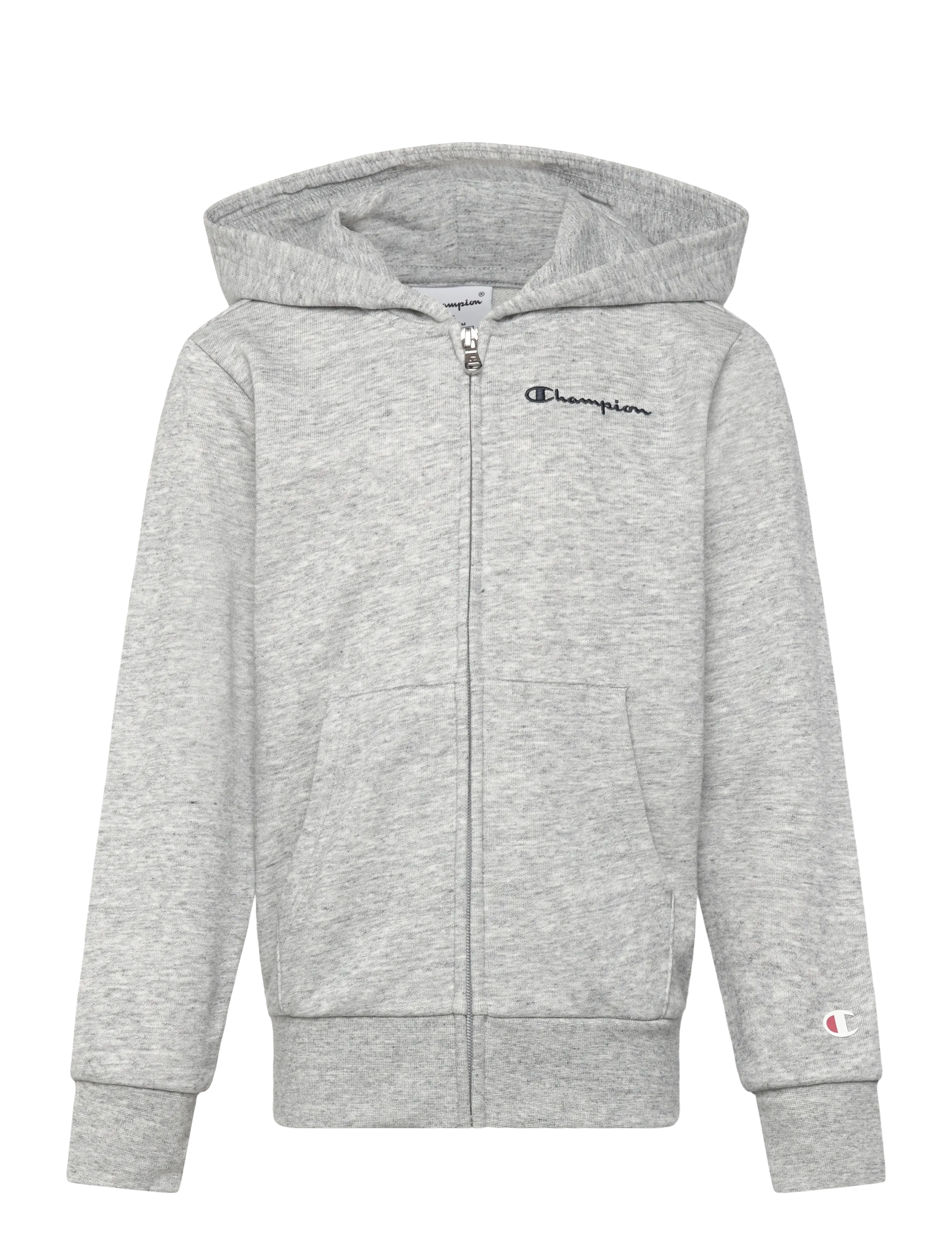 CHAMPION Full Zip Hoodie Sweatshirt Grau - 162-167 - Kinder