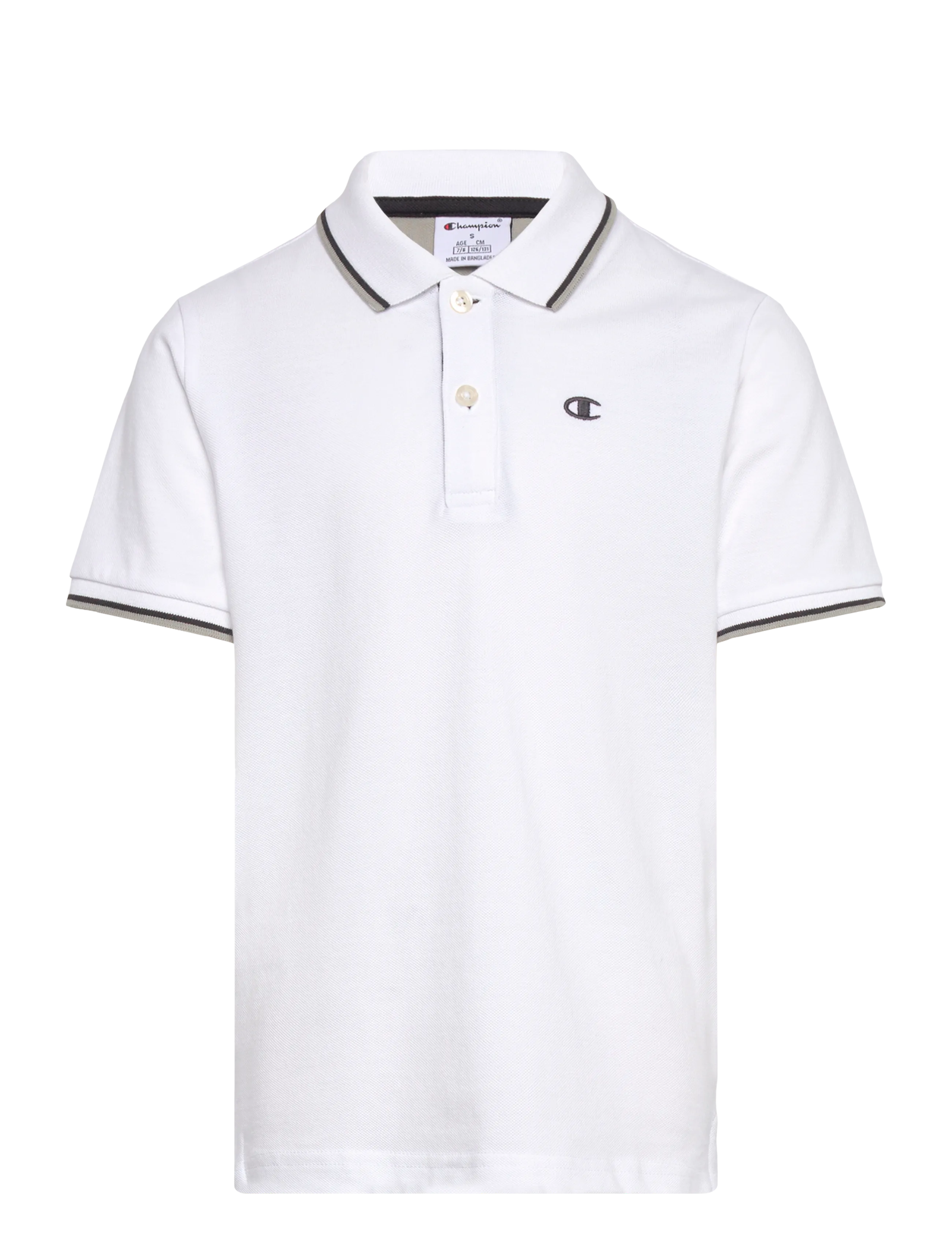 Champion Polo, 126-131, White, Sport Polos > Sport Short-sleeved Polos, Herre