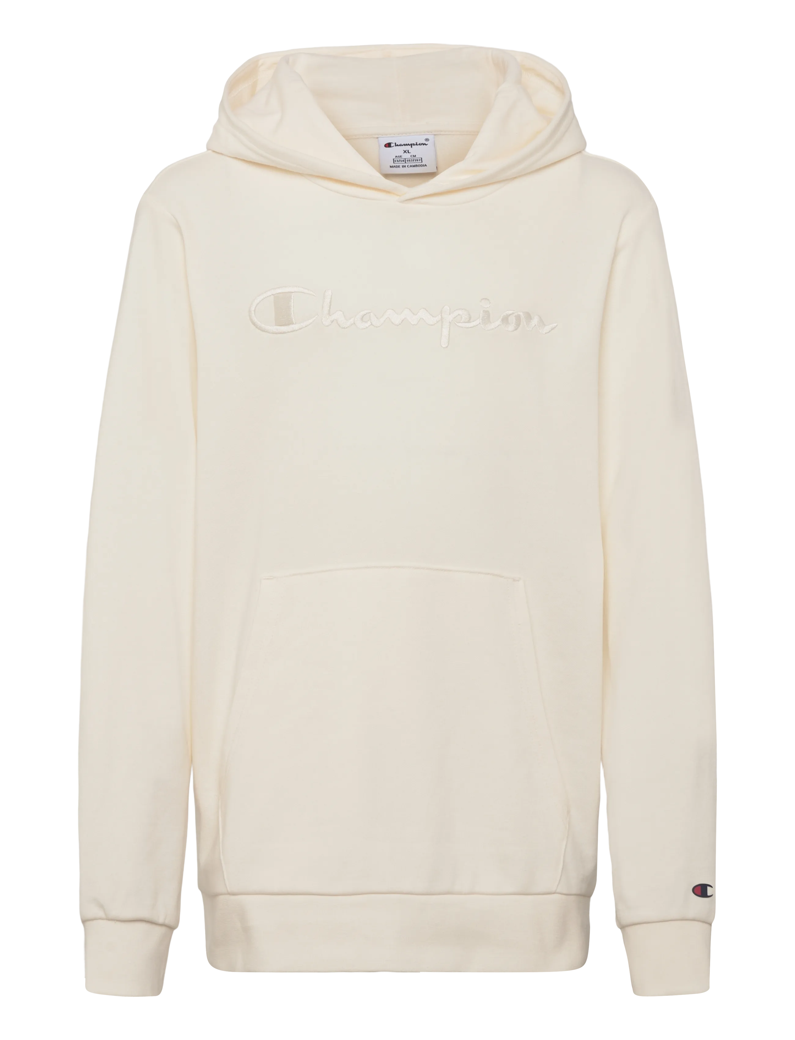 Champion Hooded Sweatshirt - Overdele - YS084-EGT / cream