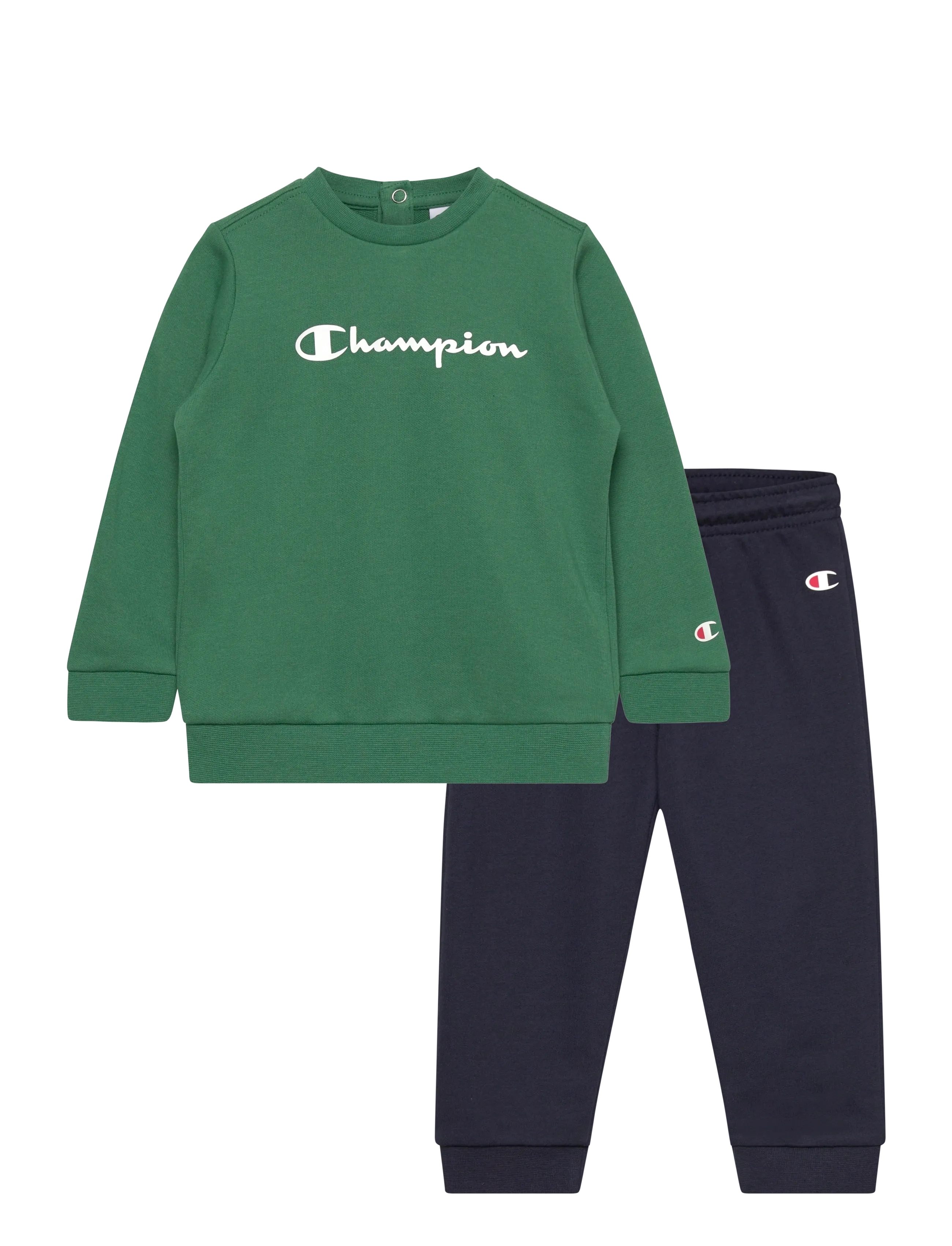 Champion Crewneck Suit, 68, Green, Sport > Træningsdragter, Børn