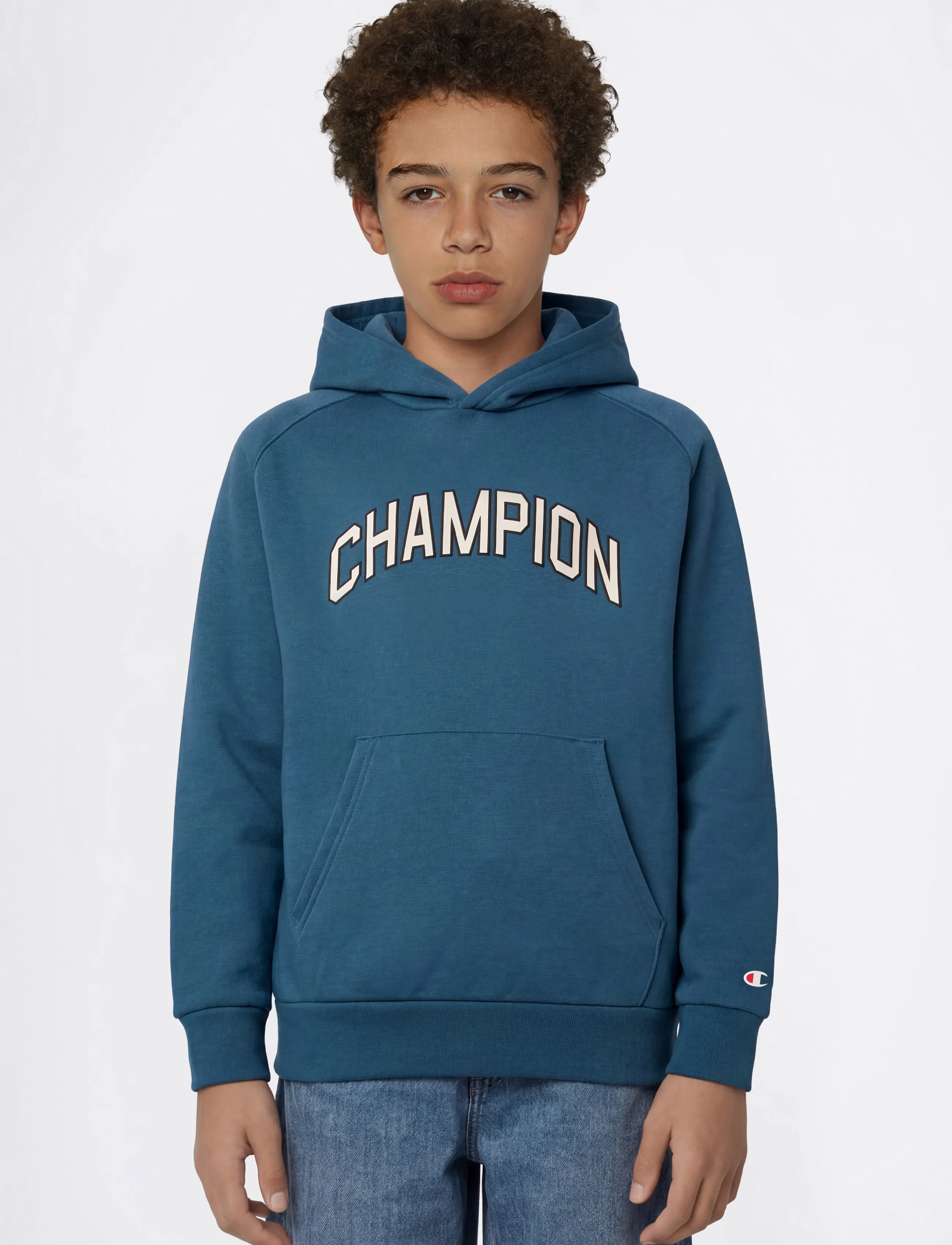 Champion Hooded Sweatshirt - Sweatshirts & Kapuzenpullover - BS133-IDT / blue