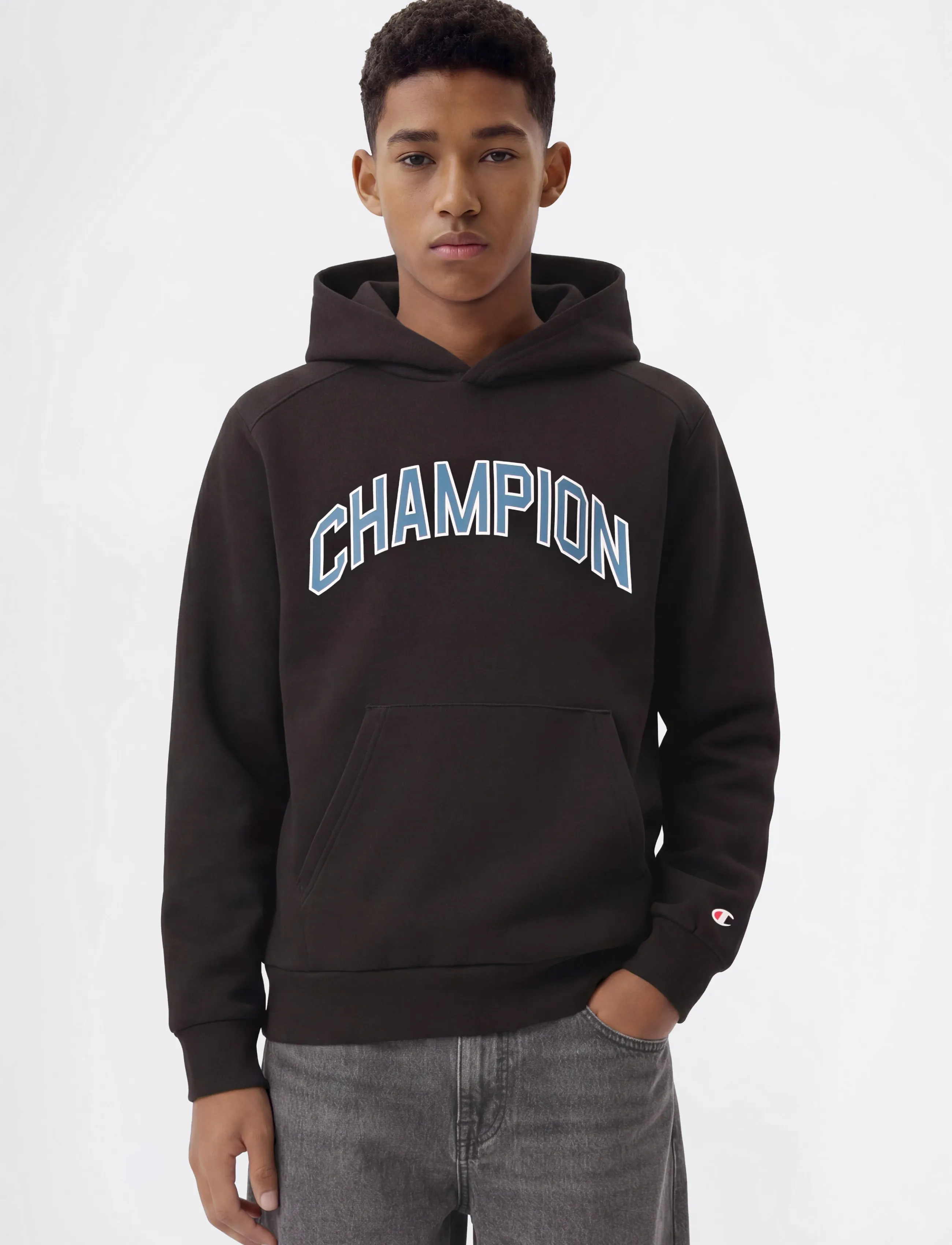 Champion Hooded Sweatshirt - Sweatshirts & Kapuzenpullover - KK001-NBK / brown