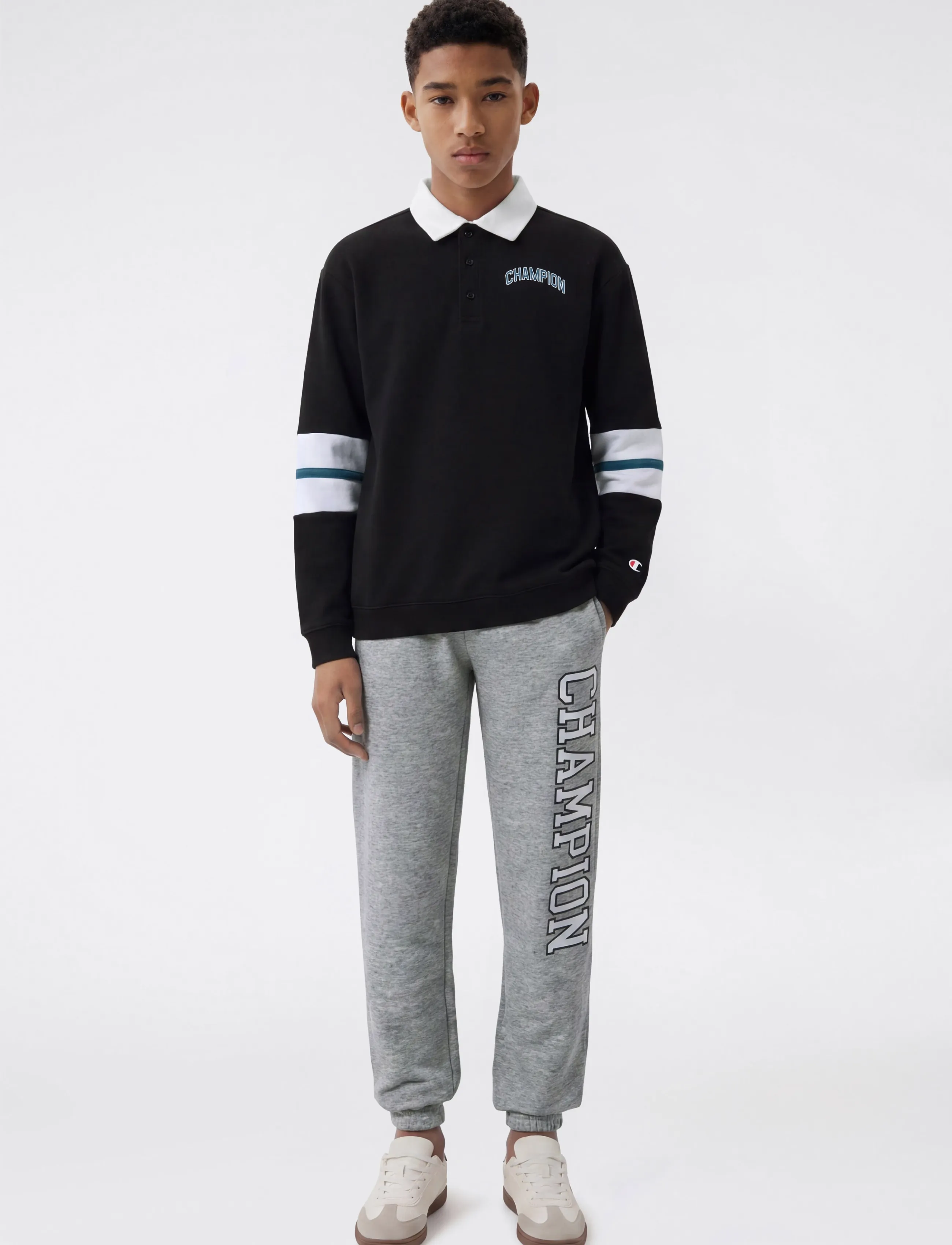 Champion - Polo Neck Sweatshirt - kk001-nbk - 3