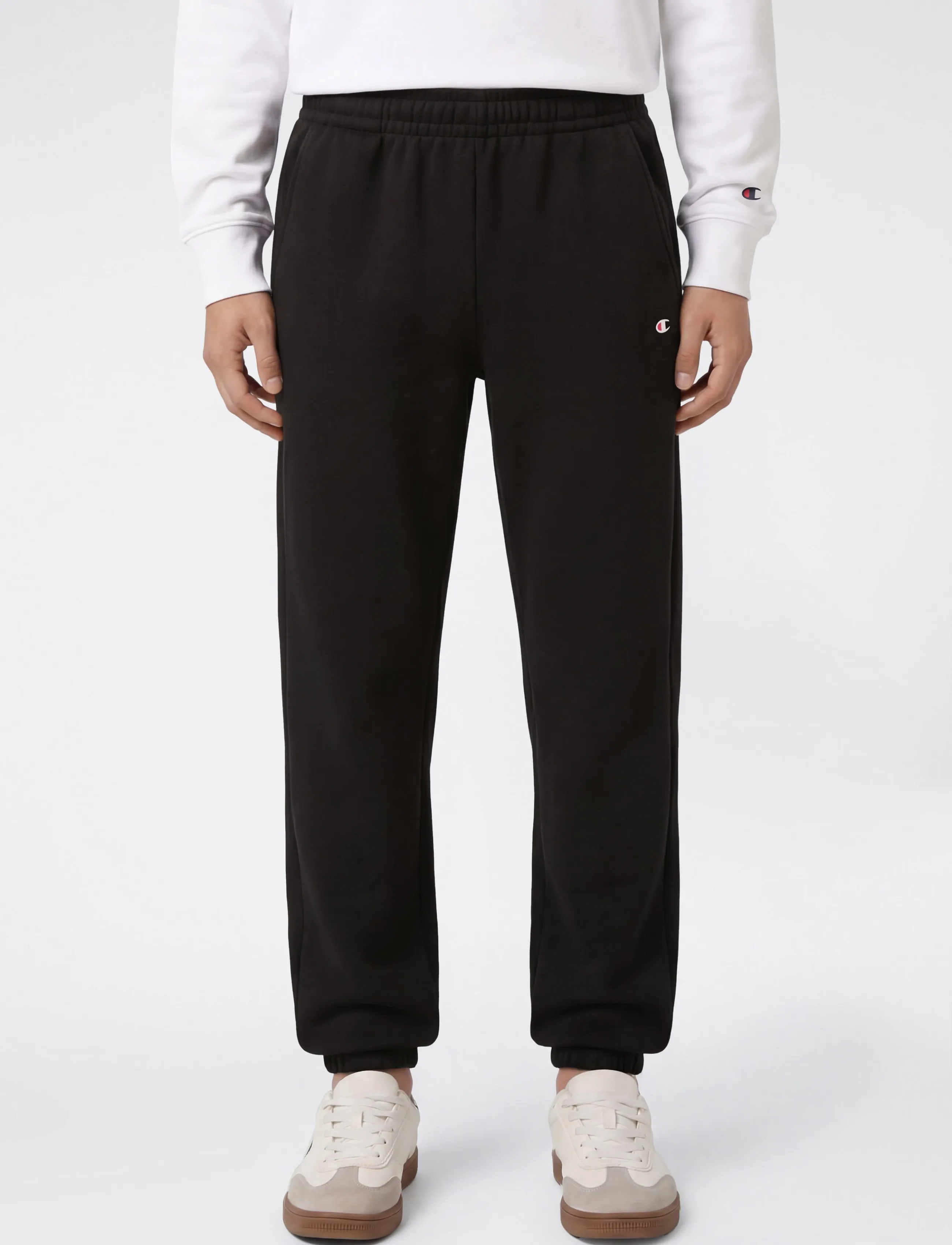 Champion - Elastic Cuff Pants - sweatpants - kk001-nbk - 0