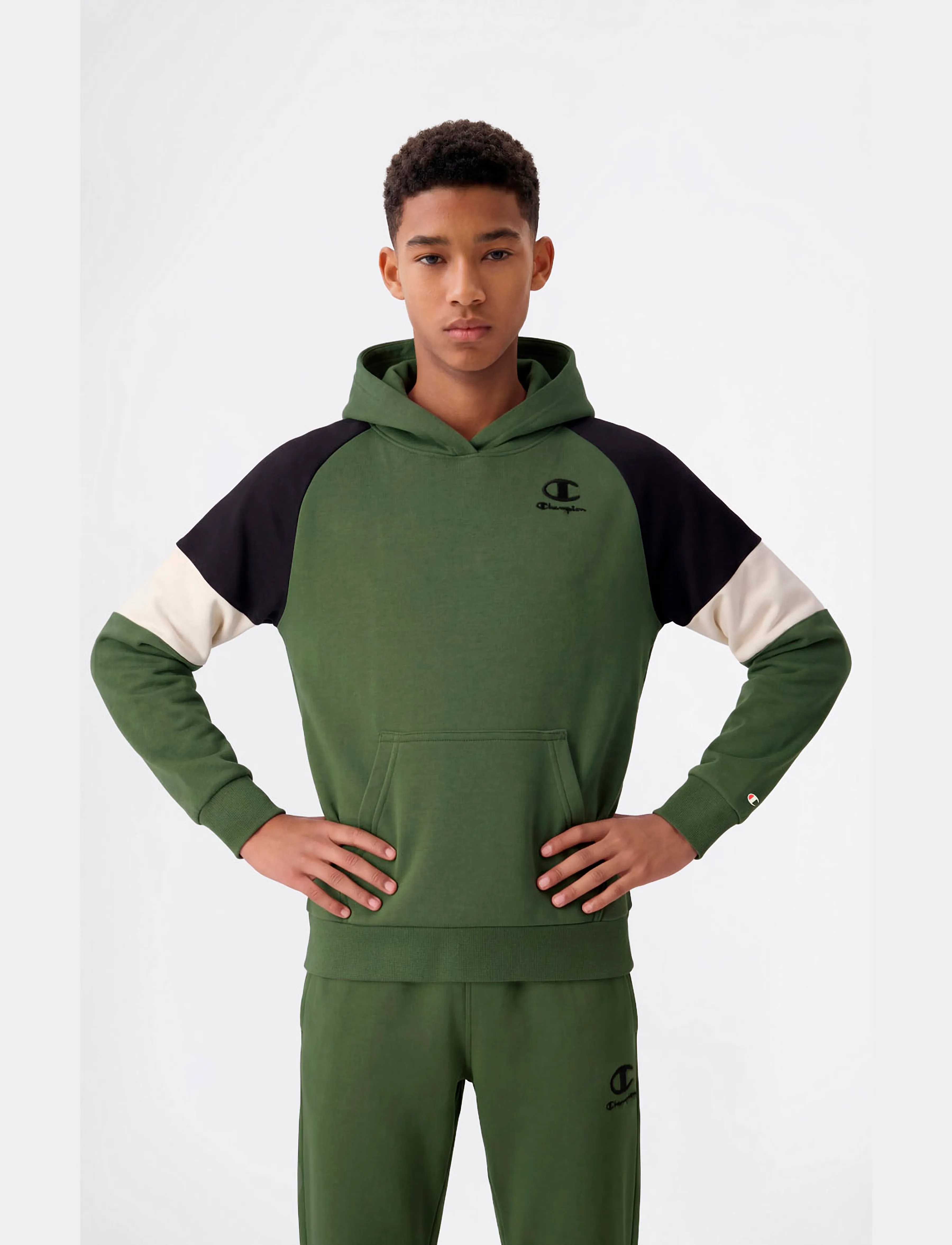 Champion - Hooded Sweatshirt - huvtröjor - gs548-bzg/nbk/egt - 4