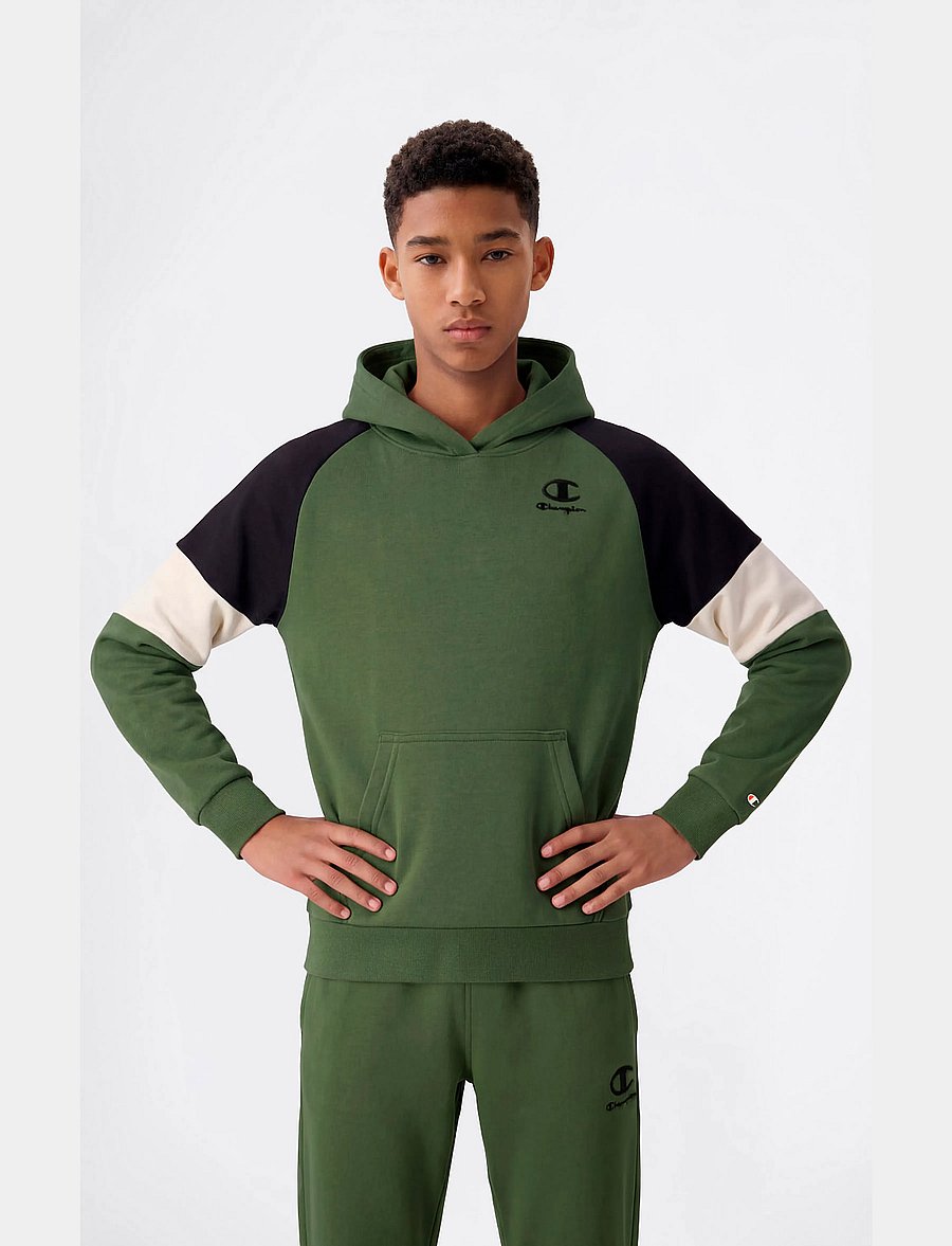 Champion - Hooded Sweatshirt - huvtröjor - gs548-bzg/nbk/egt - 4