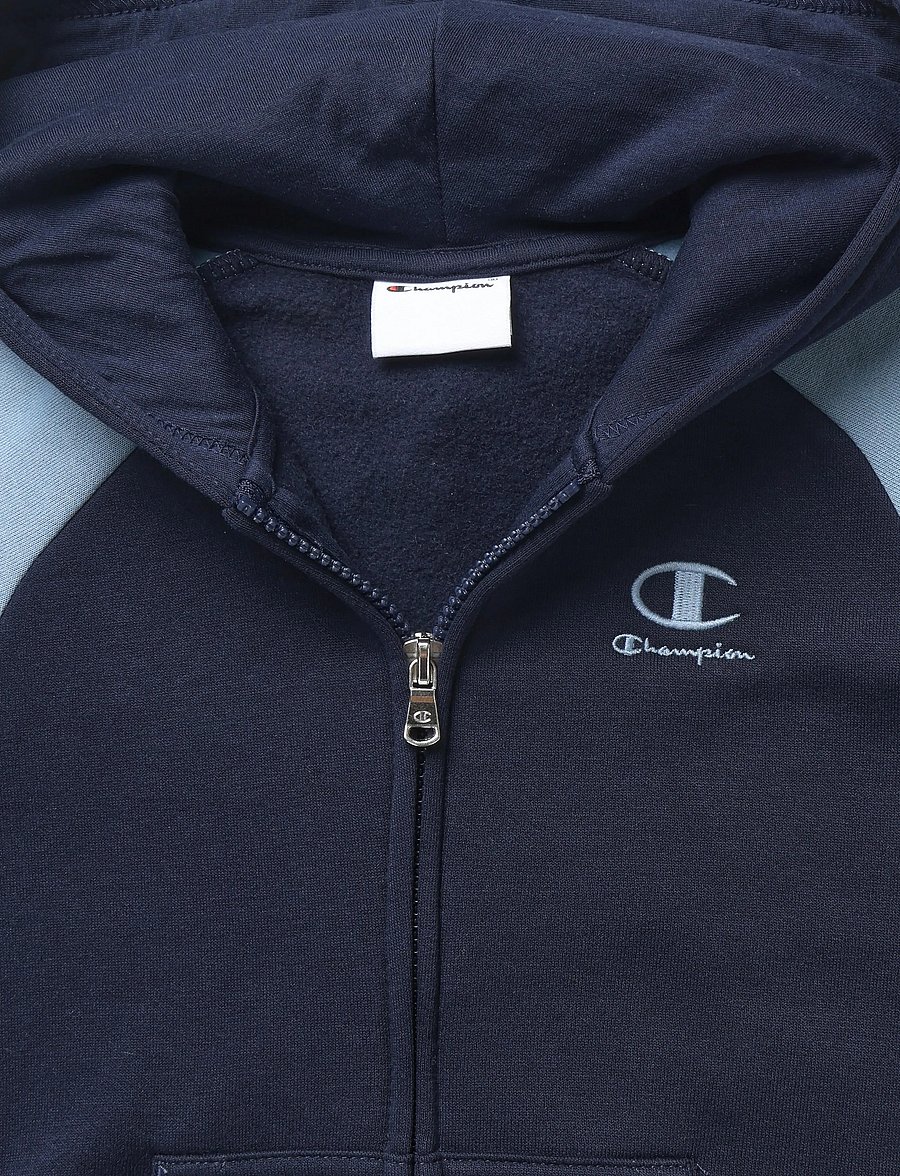 Champion - Hooded Full Zip Sweatshirt - kapuzenpullover - bs501-nny/wdwb/noxm - 5