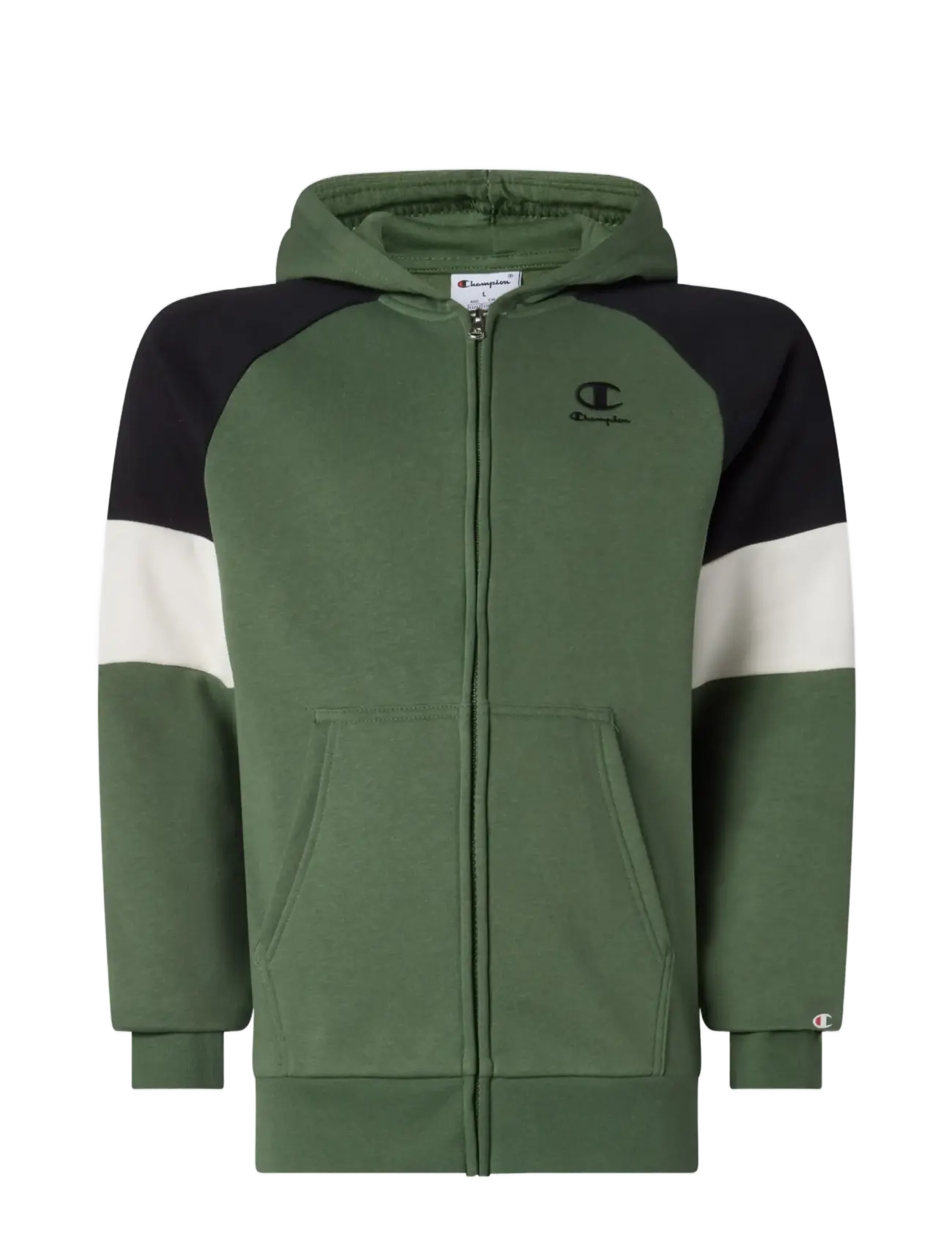 Champion Hooded Full Zip Sweatshirt - Kapuzenpullover - GS548-BZG/NBK/EGT / green