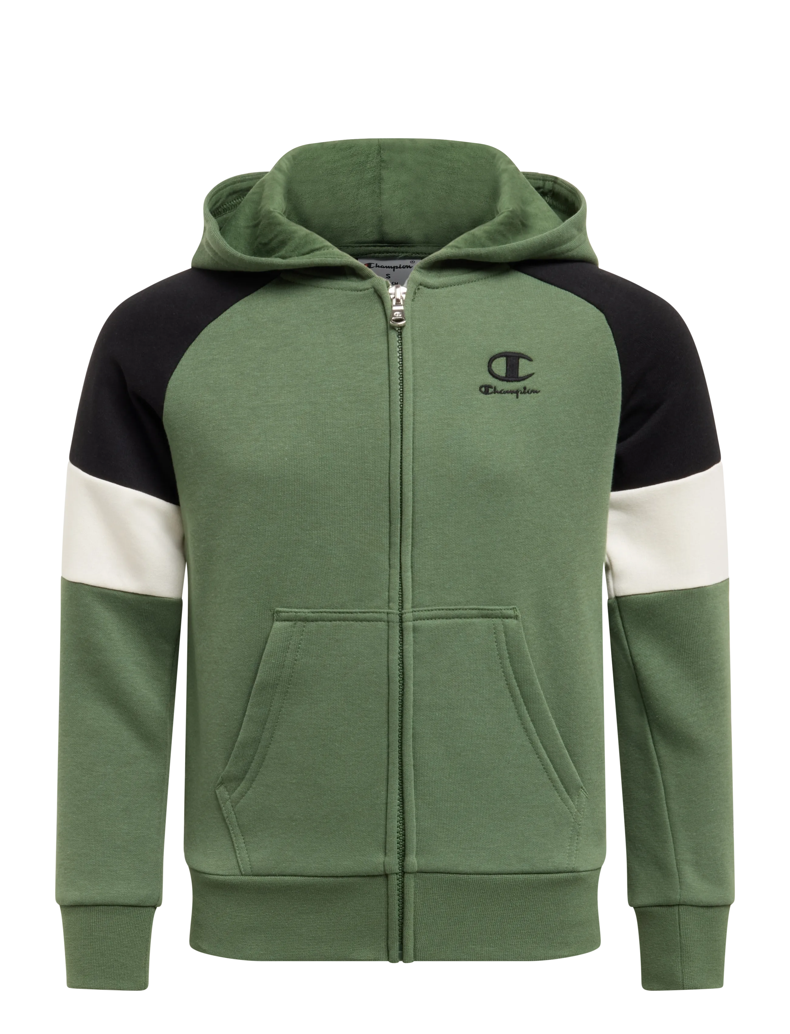 Champion Hooded Full Zip Sweatshirt - Riided - GS548-BZG/NBK/EGT / green