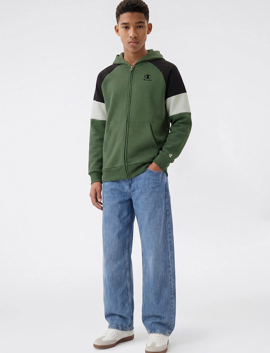 Champion - Hooded Full Zip Sweatshirt - kapuzenpullover - gs548-bzg/nbk/egt - 0