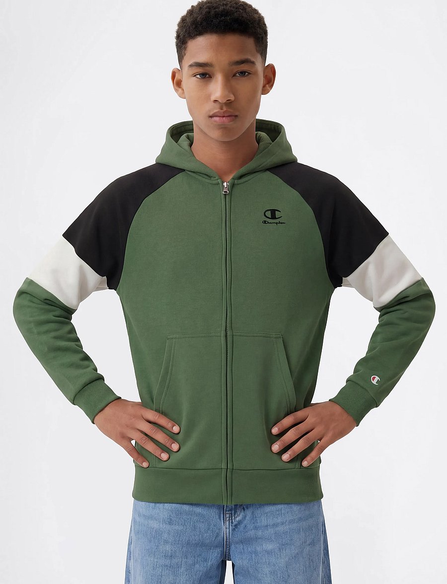 Champion - Hooded Full Zip Sweatshirt - kapuzenpullover - gs548-bzg/nbk/egt - 2