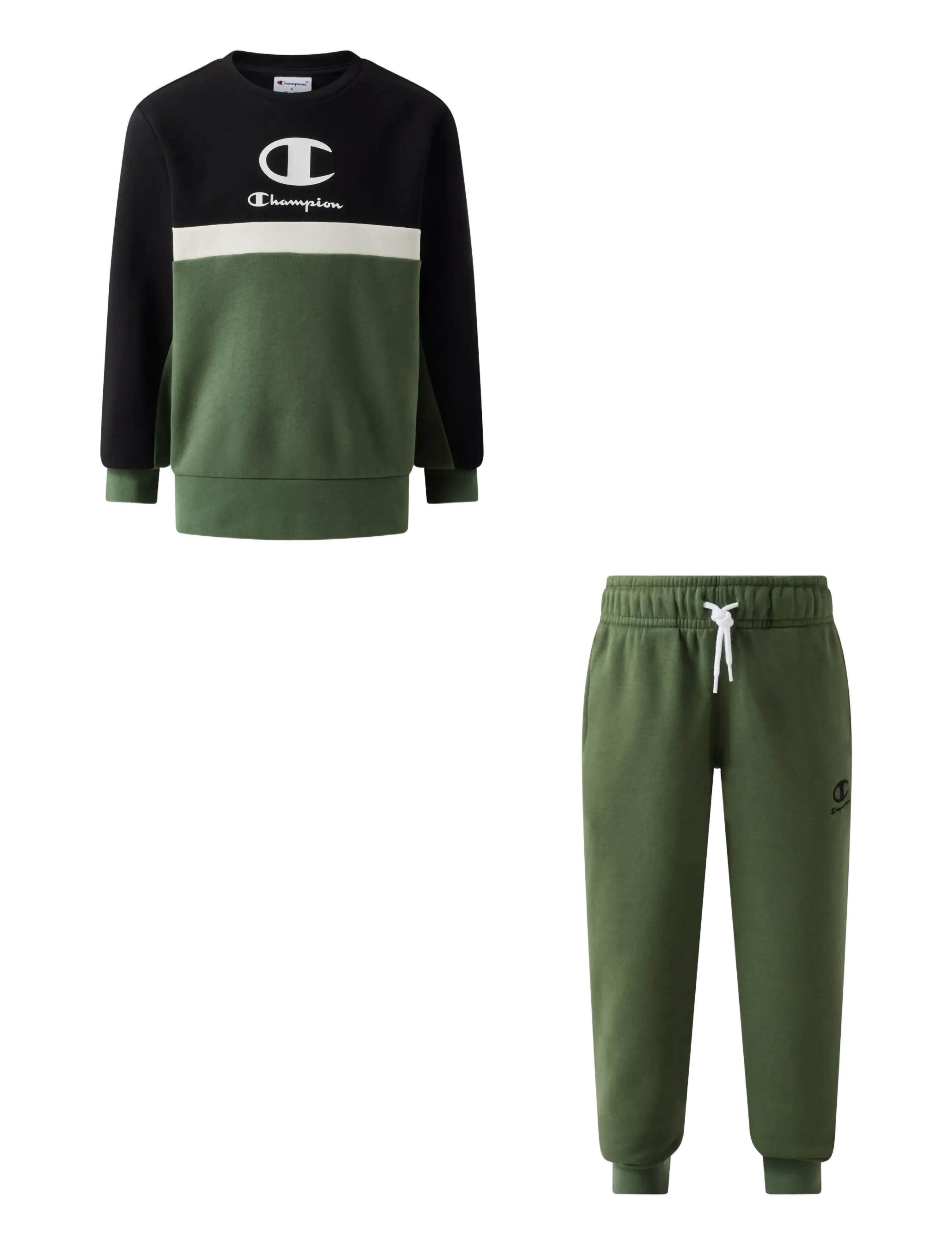 CHAMPION Sweatsuit Khaki - 126-131 - Kinder
