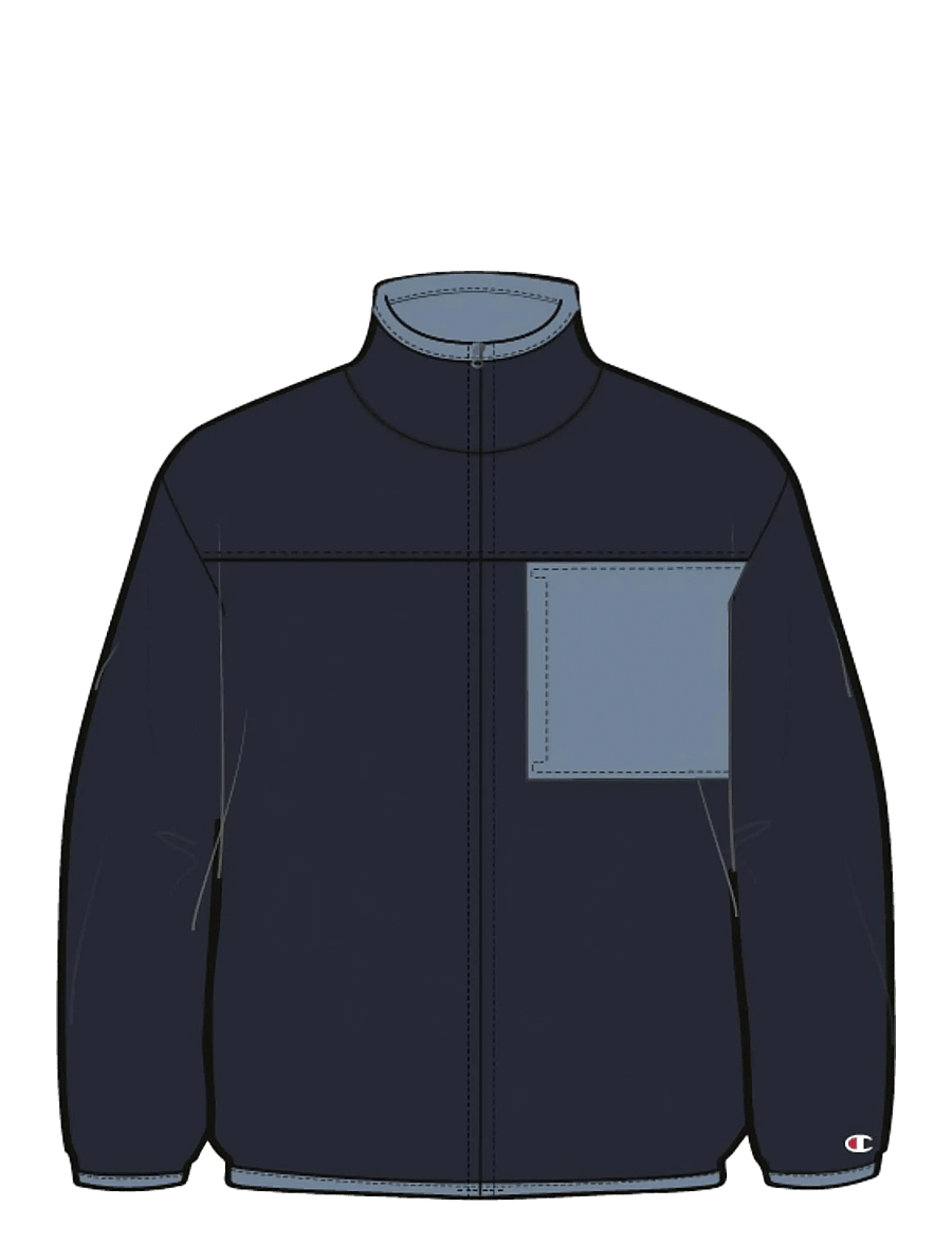 Champion - Full Zip Top - isolerede jakker - bs501-nny/wdwb - 0