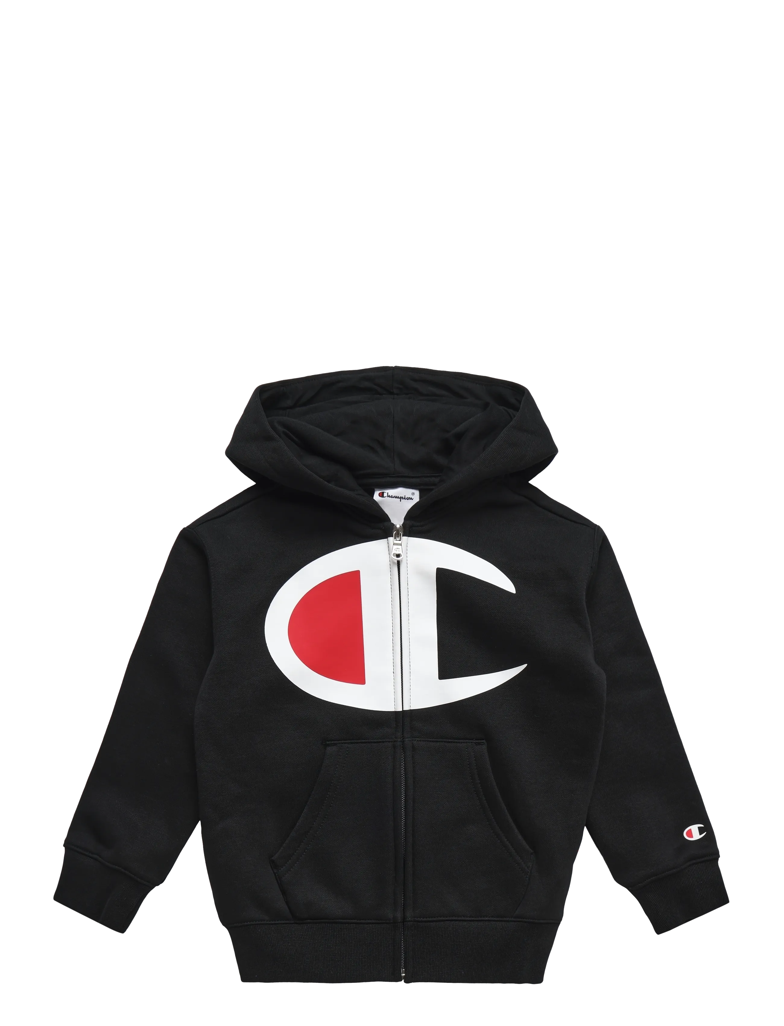 Champion Hooded Full Zip Sweatshirt - Tagasi kooli - KK001-NBK / black