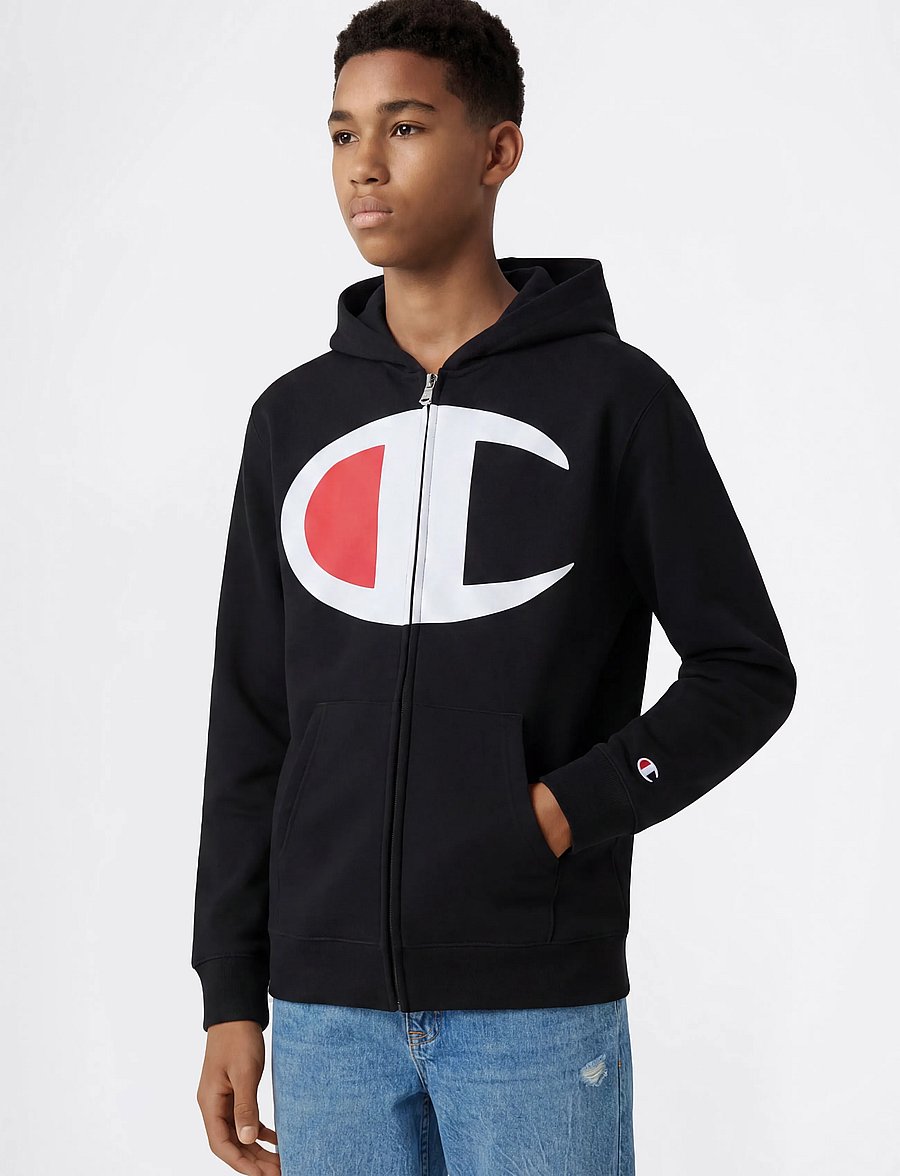 Champion - Hooded Full Zip Sweatshirt - kapuzenpullover - kk001-nbk - 2