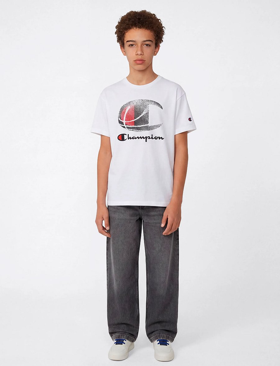 Champion - Crewneck T-Shirt - sporditopid - ww001-wht - 0