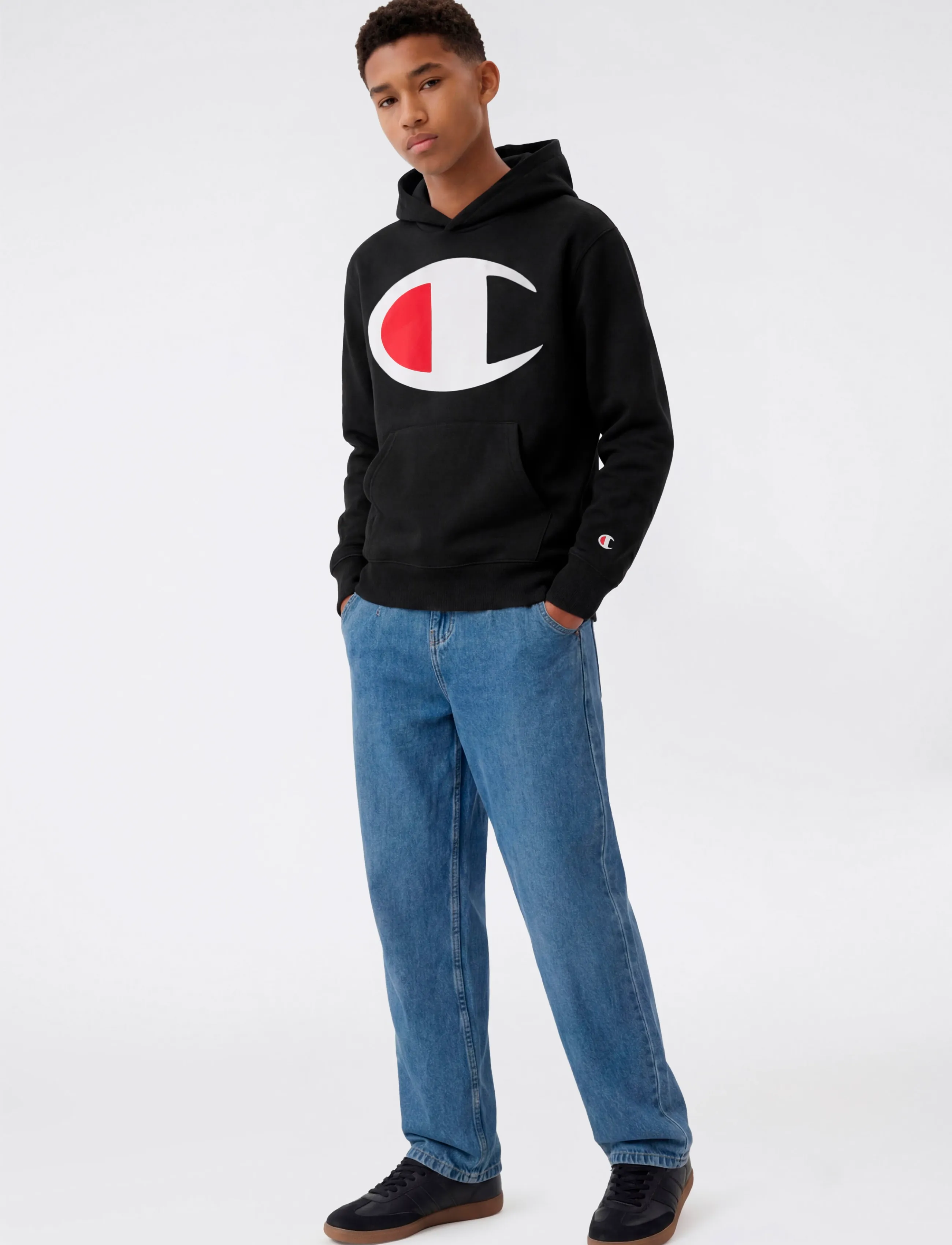 Sweatshirt röd / svart 3