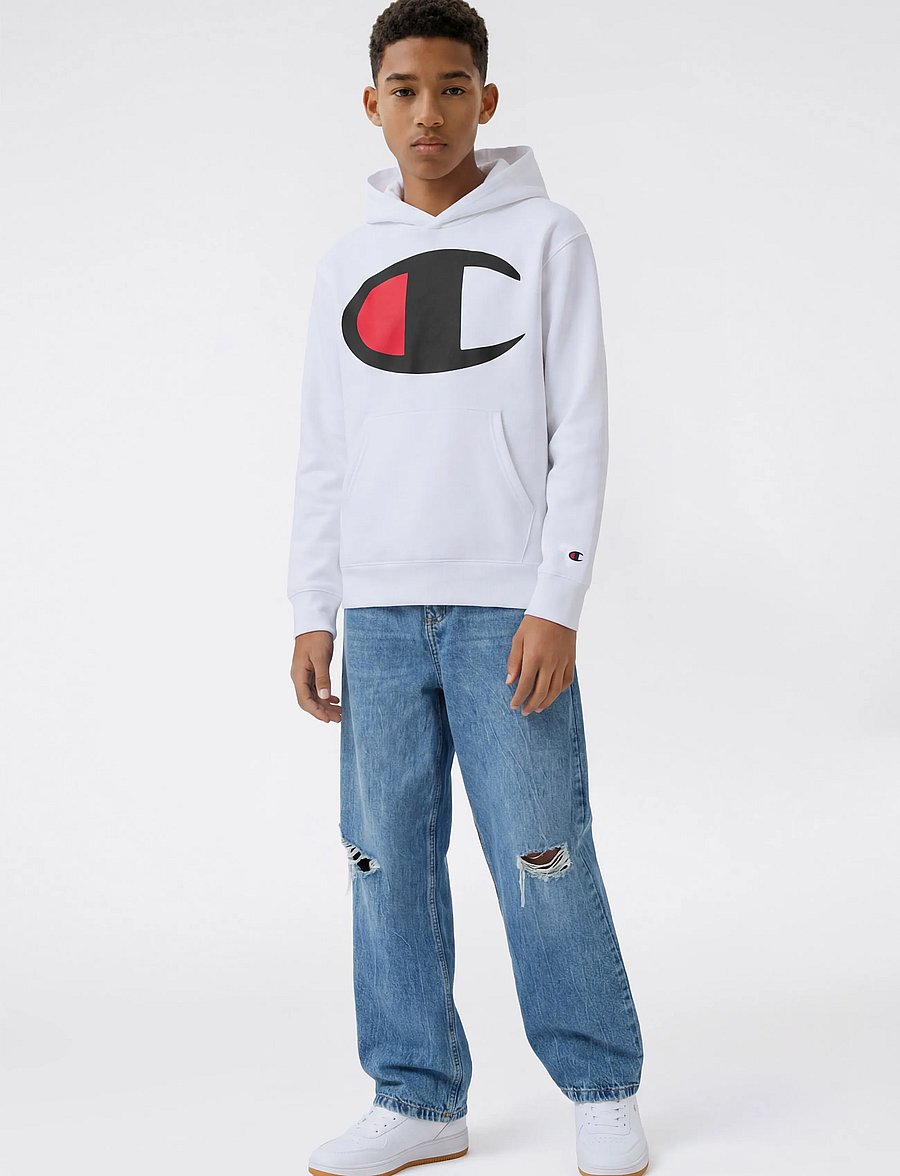 Champion - Hooded Sweatshirt - kapuzenpullover - ww001-wht - 0