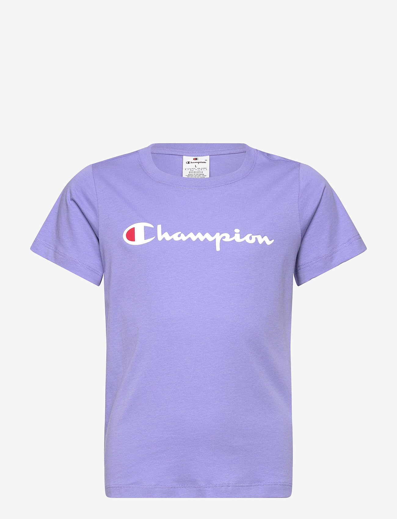 Champion - Crewneck T-Shirt - kortærmede t-shirts - purple passion - 0